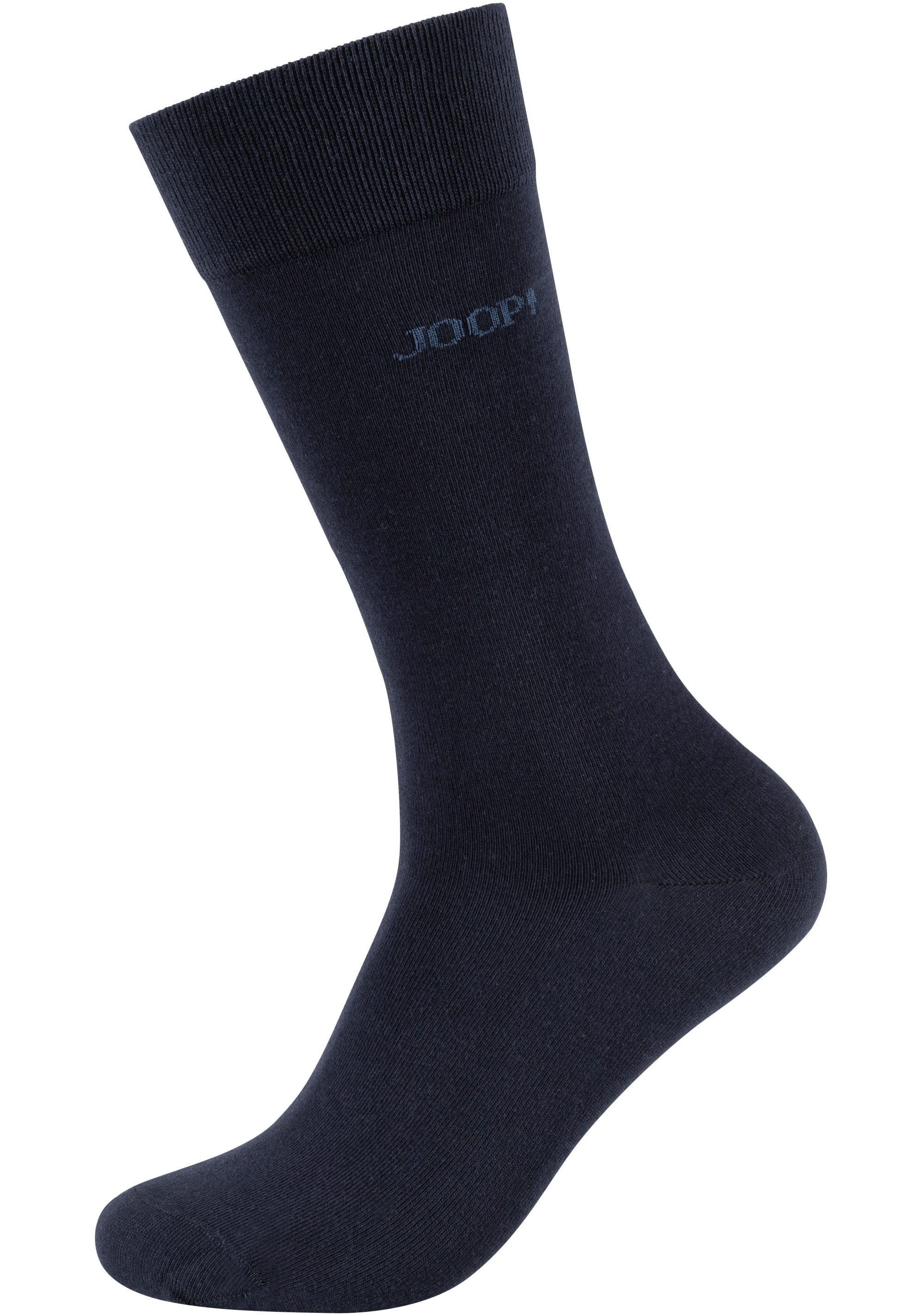 JOOP! Sokken Premium Essentials, versterkte hiel, duurzame teen (Set van 4)