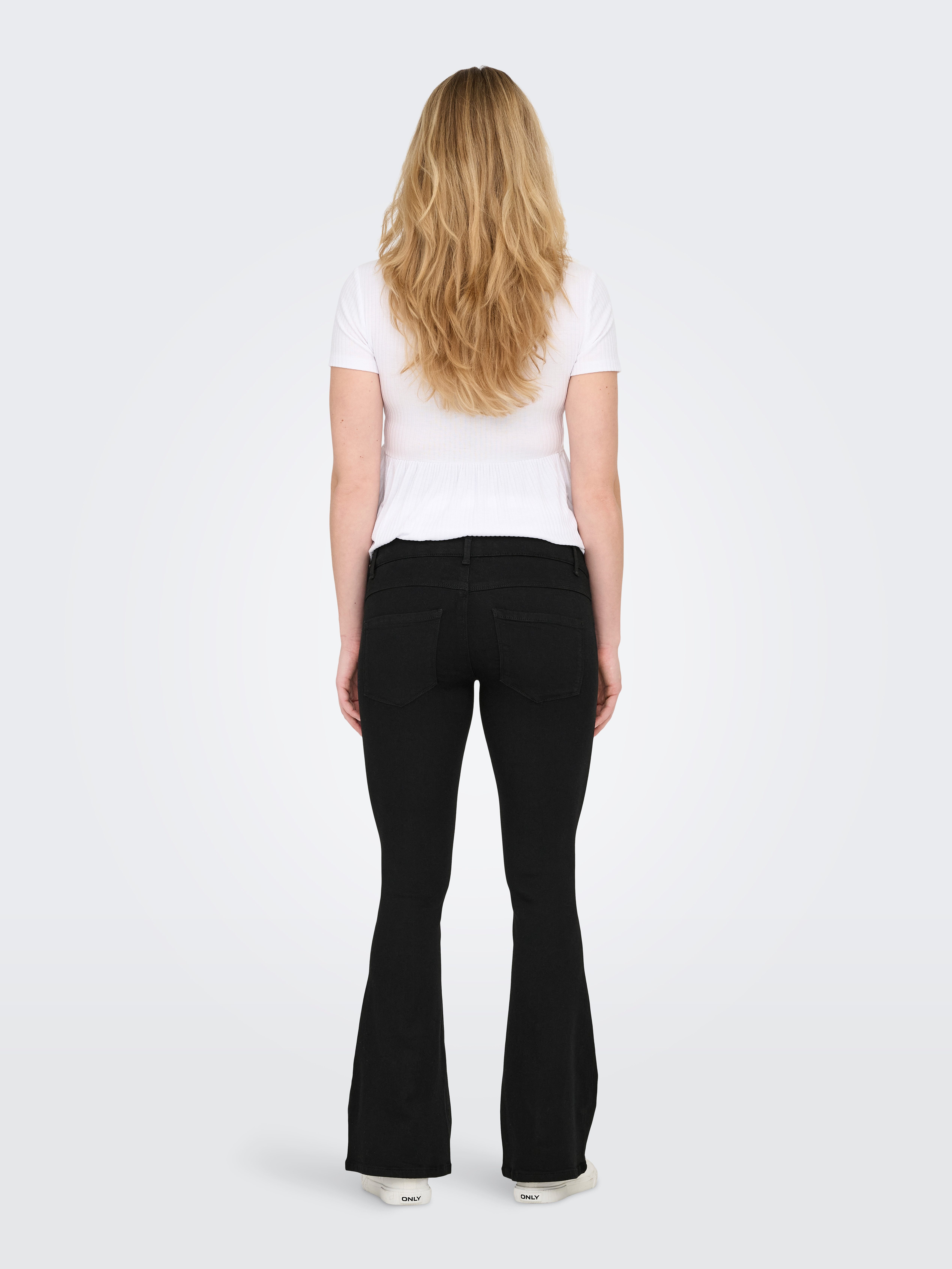 ONLY MATERNITY Push-up jeans OLMRAIN LIFE REG PUSH UP FLARED NOOS