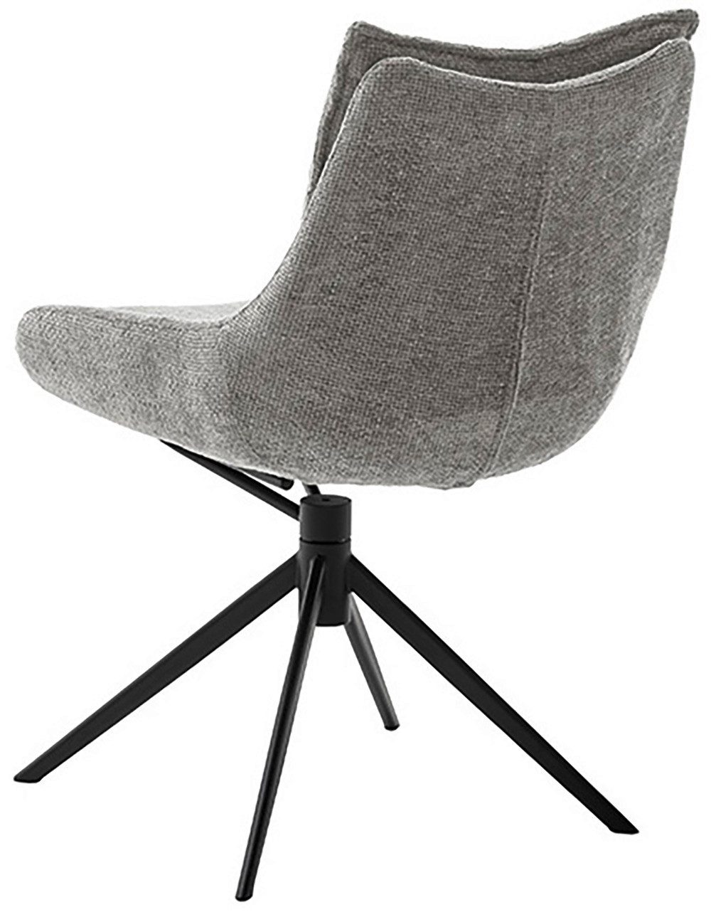 MCA furniture Eetkamerstoel (2-set), draaibaar 360°, draai- & schommelfunctie, belastbaarheid 120 kg