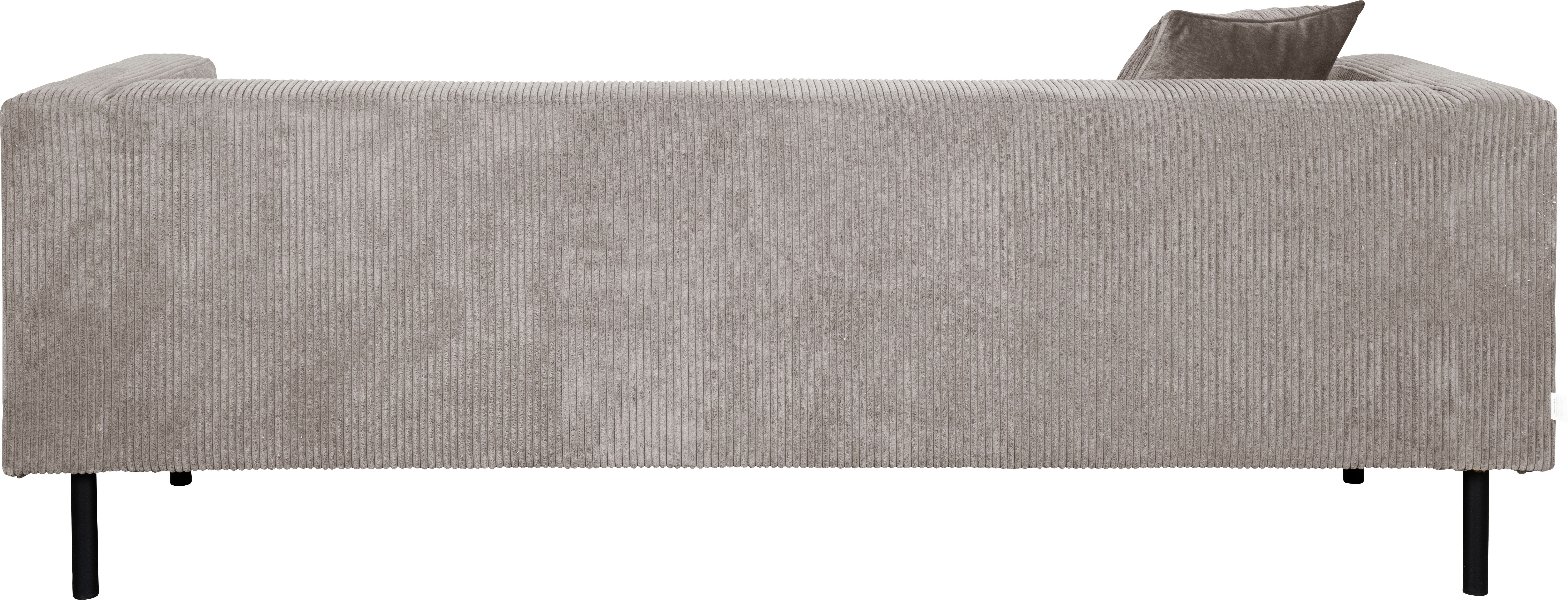 Guido Maria Kretschmer Home&Living 3-zitsbank Lillibeth designbank met golfondersteuning, afmetingen B/D/H: 218/74/83 cm Sierkussen als tweezijdig te gebruiken kussen, bekleding fluwelige look of cord
