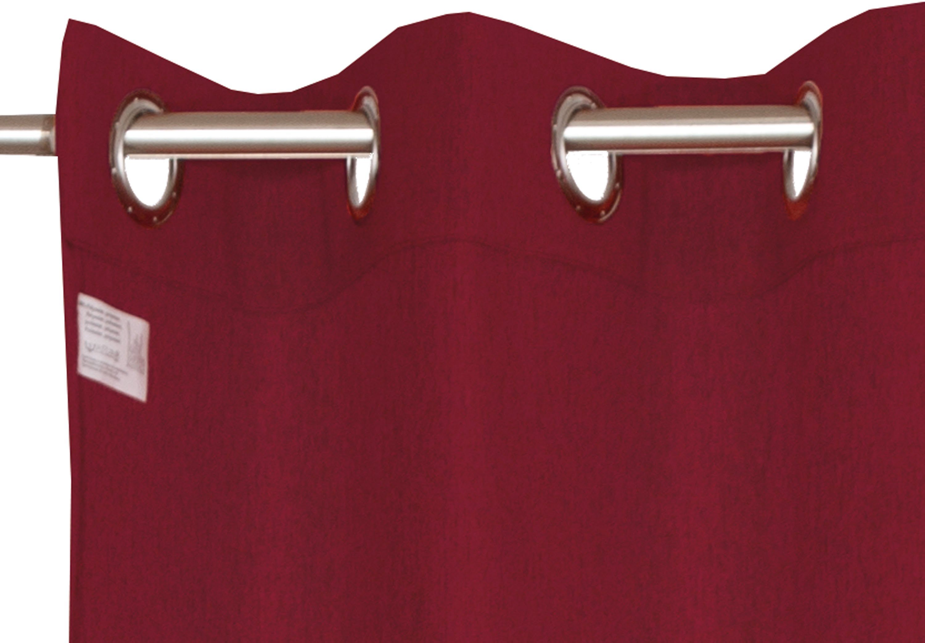 Esprit Gordijn Harp in flanel-look (1 stuk)