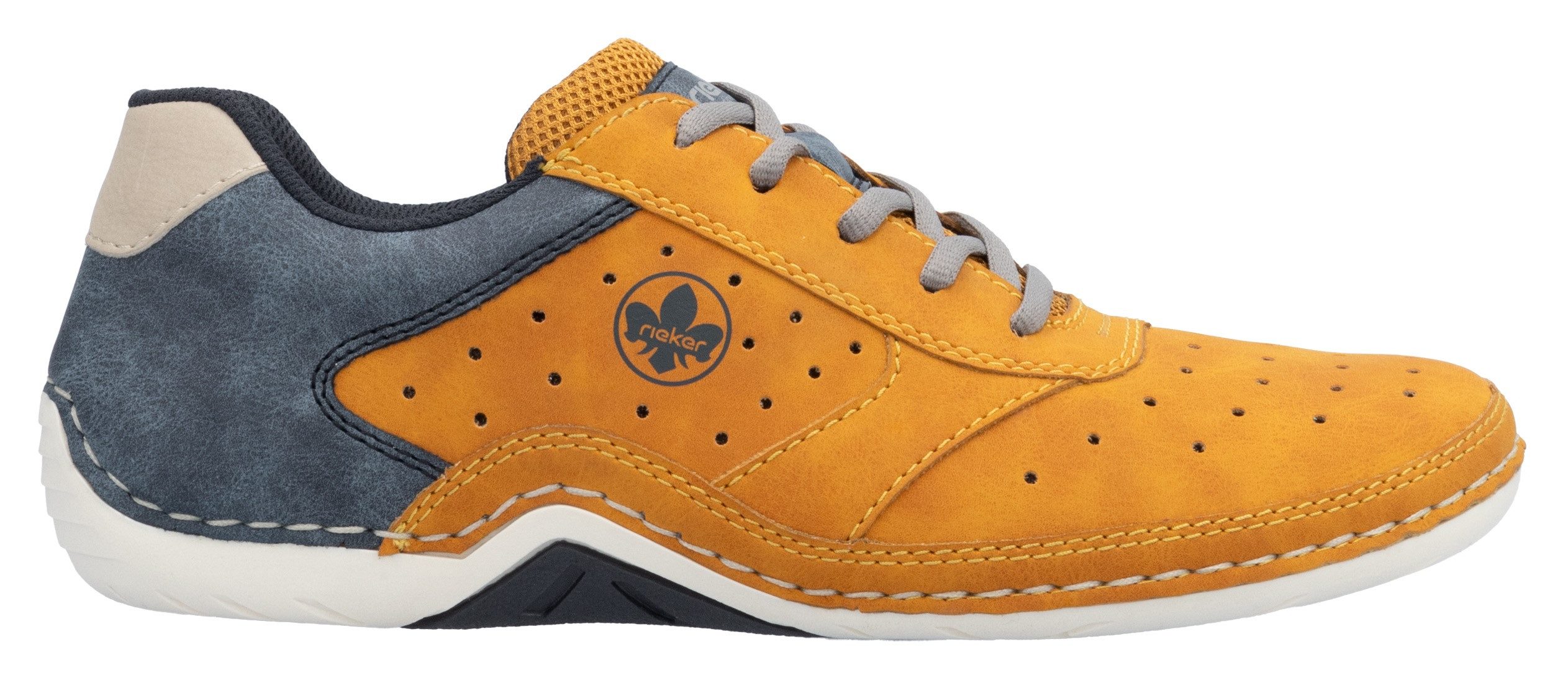 Rieker Sneakers , veterschoen, lage schoen, vrijetijdsschoen met memosoft binnenzool