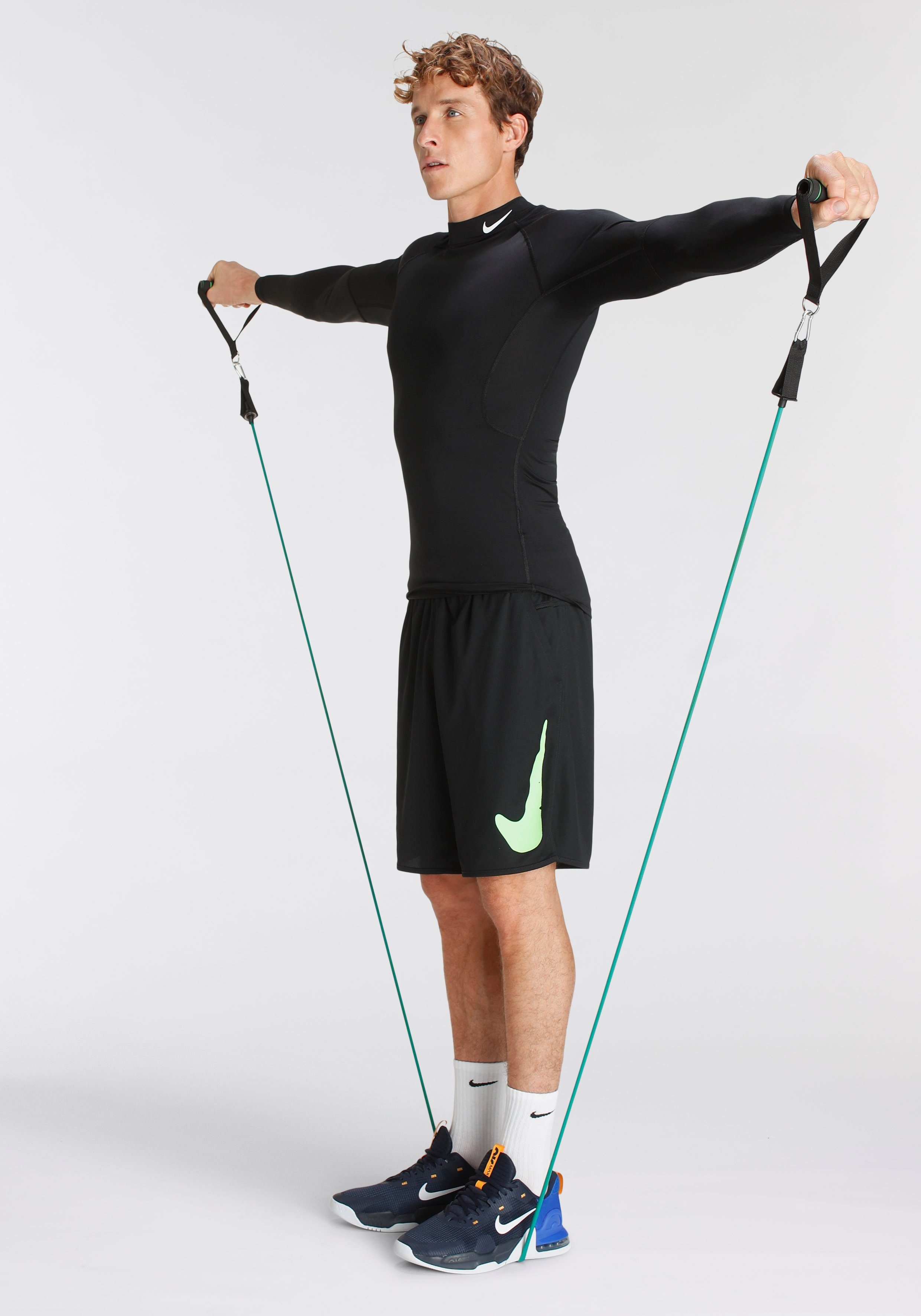 Nike Trainingsshirt PRO DRI-FIT MEN'S LONG-SLEEVE TIGHT-FITTING MOCK-NECK TOP