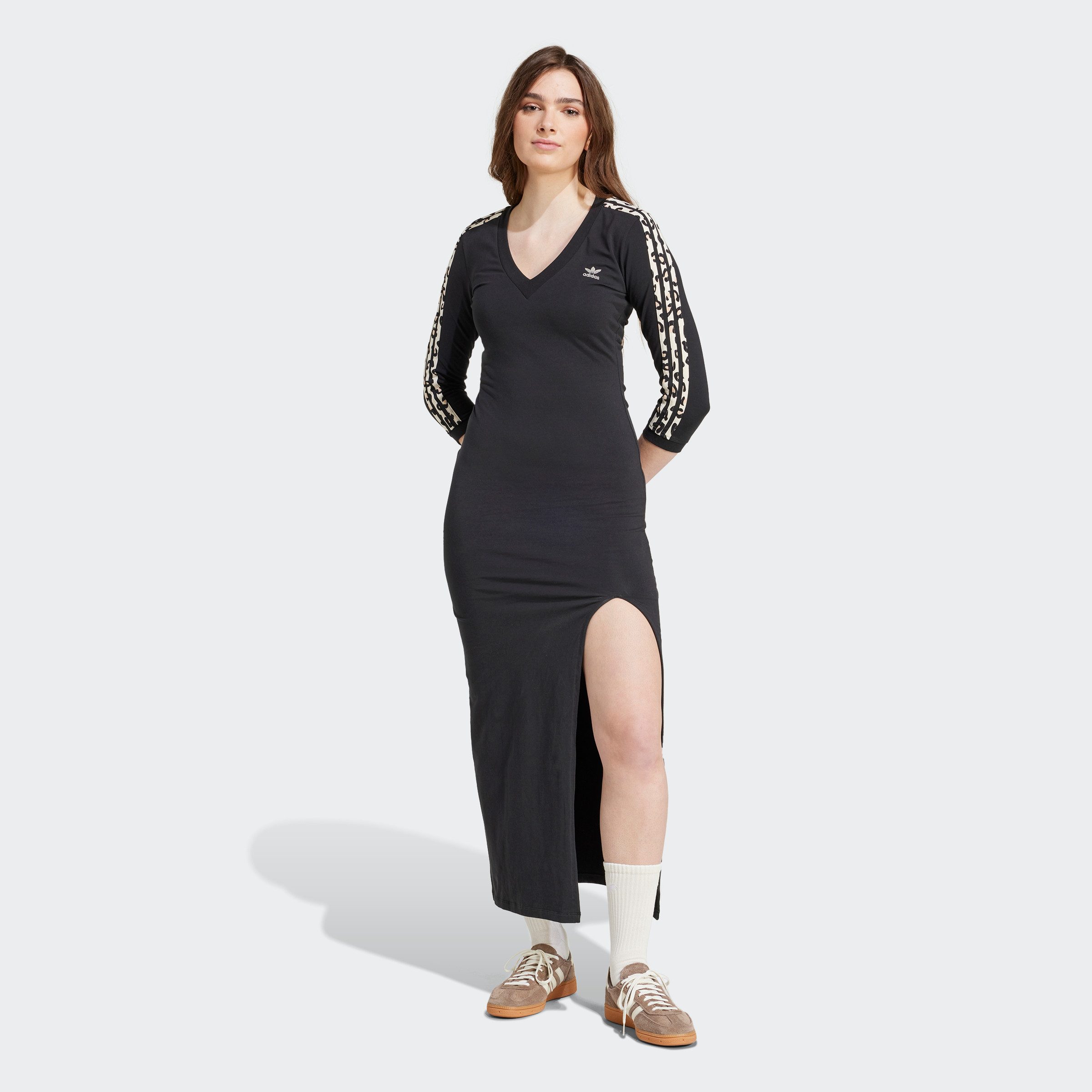 adidas Originals Shirtjurk LEO MAXI DRESS (1-delig)