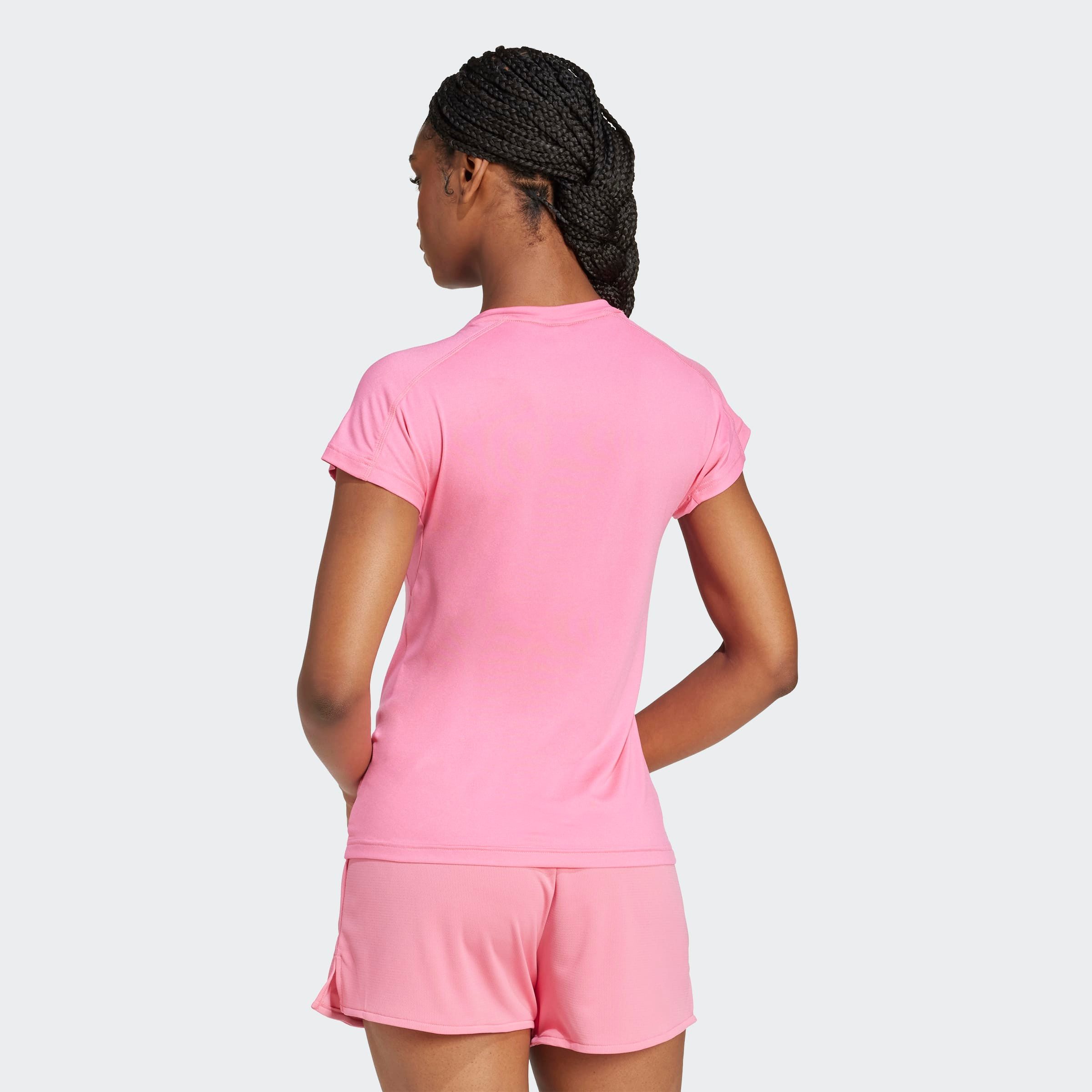 adidas Performance T-shirt TR-ES MIN T Trainingsshirt, vochtabsorberend met V-hals