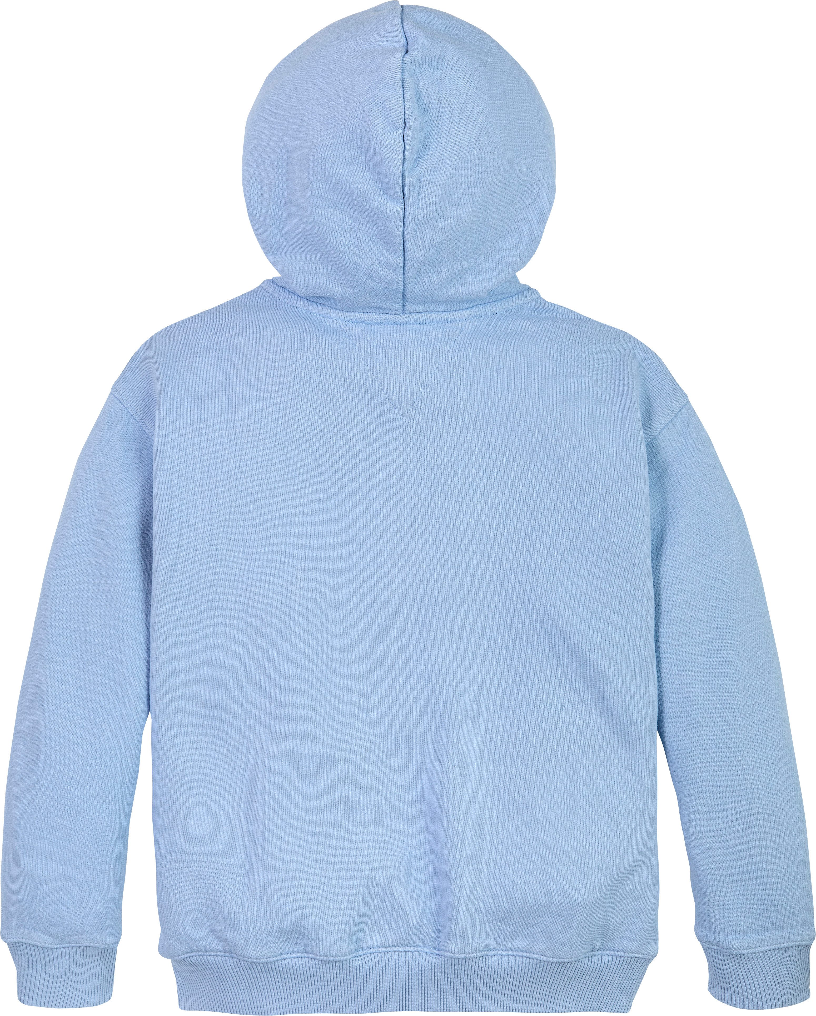 Tommy Hilfiger Capuchonsweatvest TONAL FLAG EMB ZIP HOODIE voor kinderen tot 16 jaar, met capuchon