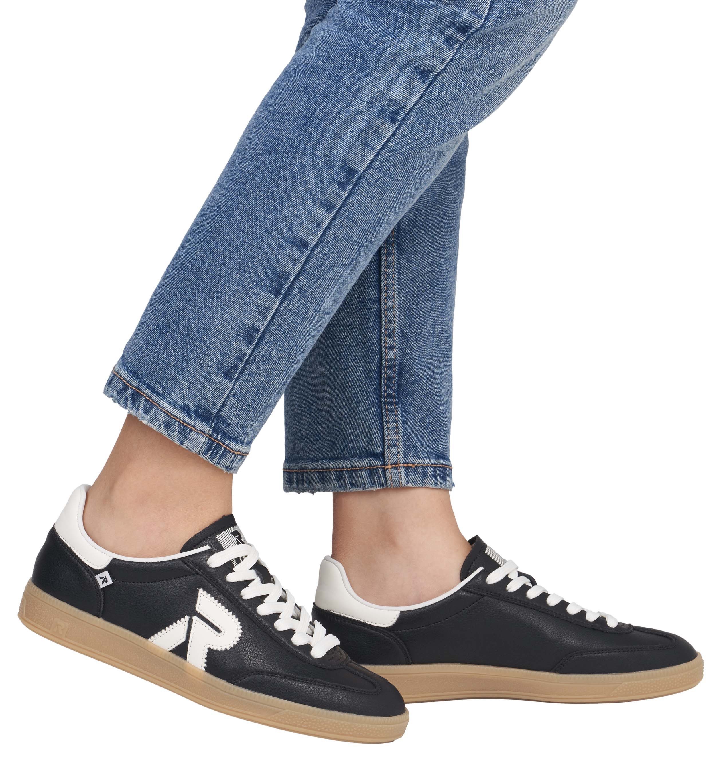 RIEKER Sport Sneakers San Diego , retro-sneaker, vrijetijdsschoen, lage schoen met uitneembaar voetbed
