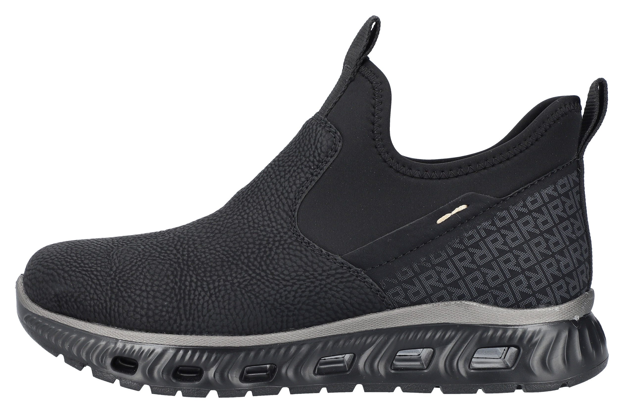 R-Rieker Boots zonder sluiting high-top sneakers, instaplaarzen met elastische schacht