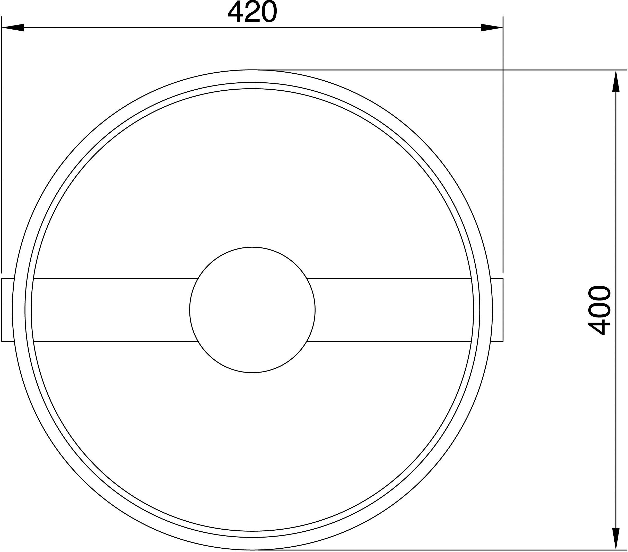 näve Led-plafondlamp Cimo traploos dimbaar via wandschakelaar, lichtkleur warmwit, zwart (1 stuk)