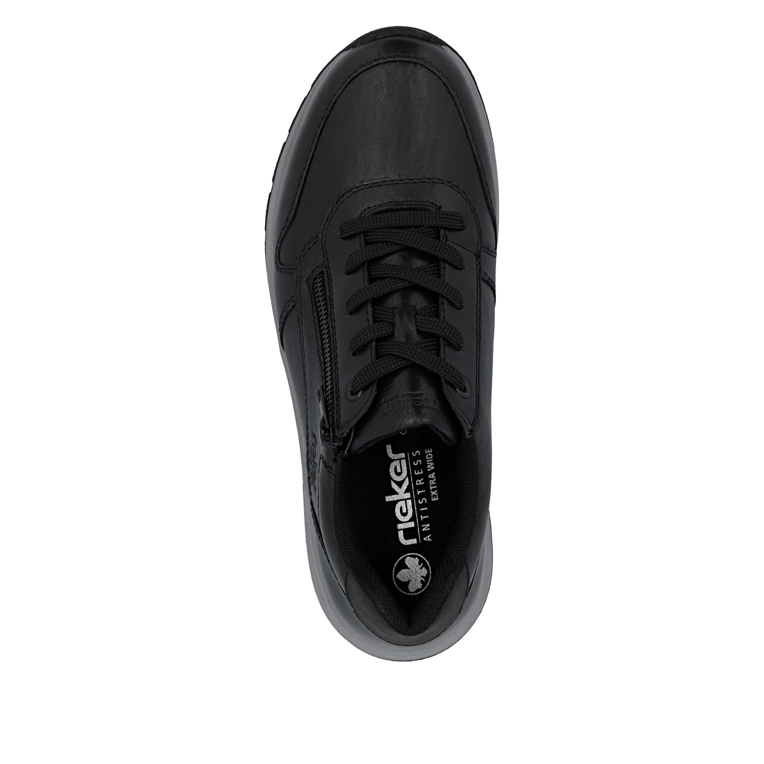 Rieker Sneakers Veterschoen, lage schoen, vrijetijdsschoen met gepolsterde schachtversteviging