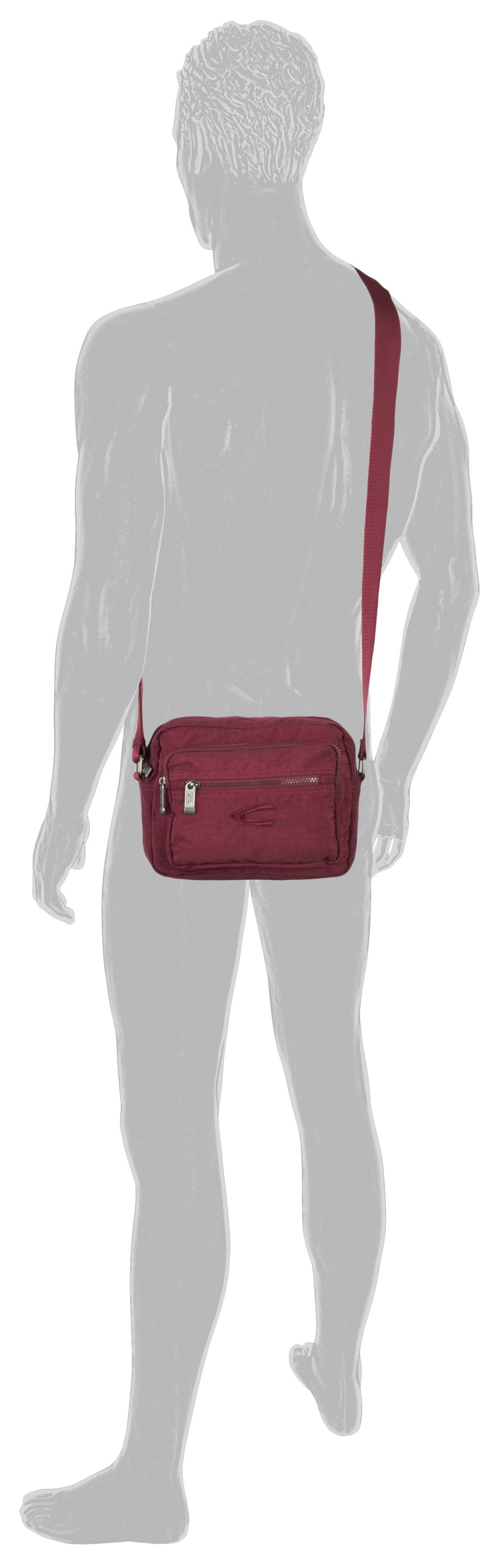 camel active Schoudertas Journey van licht robuust nylon, functioneel perfect voor alle levensomstandigheden