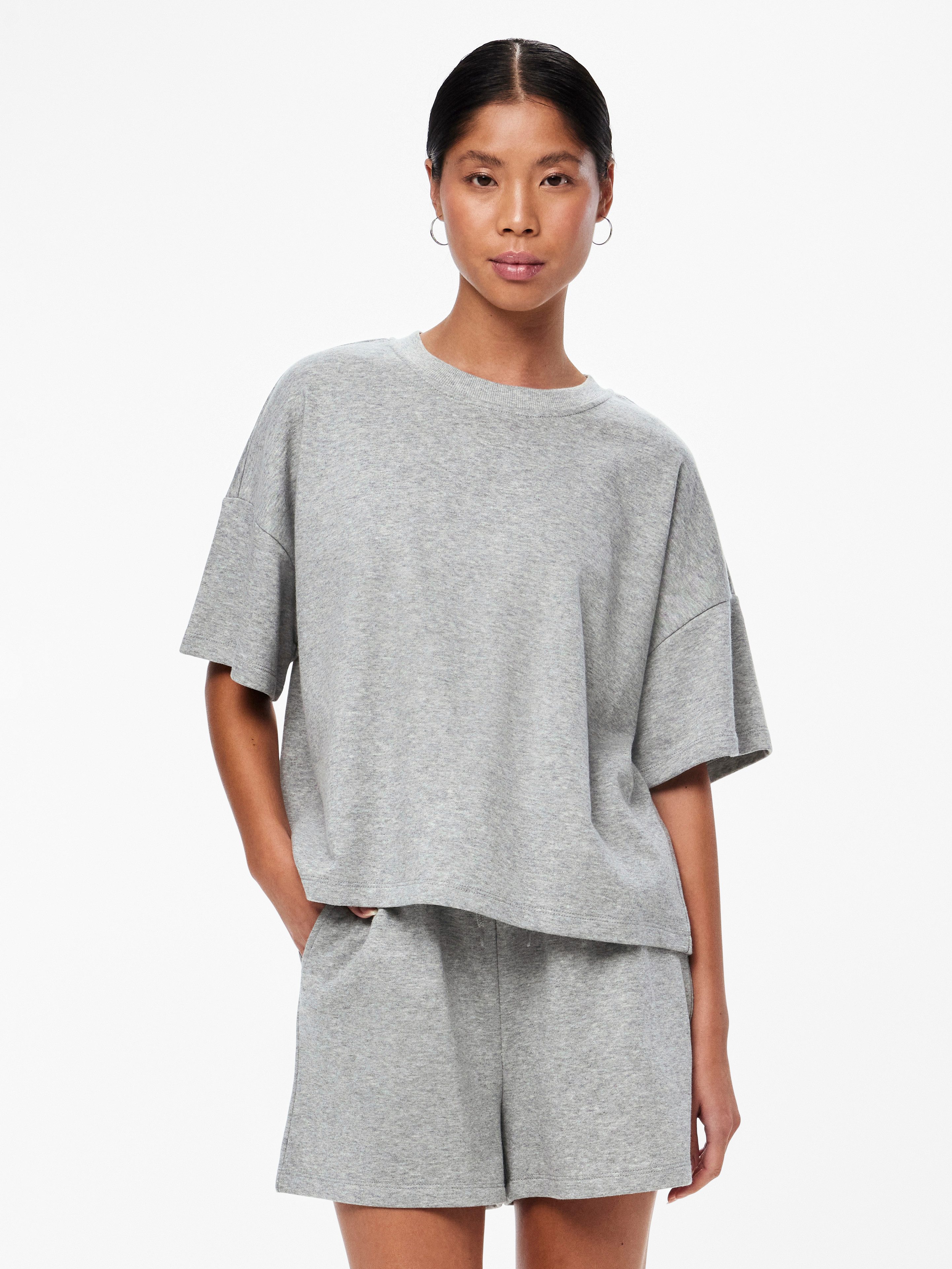 pieces Sweatshirt PCCHILLI SUMMER 2/4 LOOSE SWEAT NOOS BC