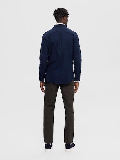SELECTED HOMME Overhemd met lange mouwen SLHSLIMOWEN-FLANNEL SHIRT LS NOOS