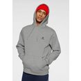 converse hoodie mens embroidered star grijs
