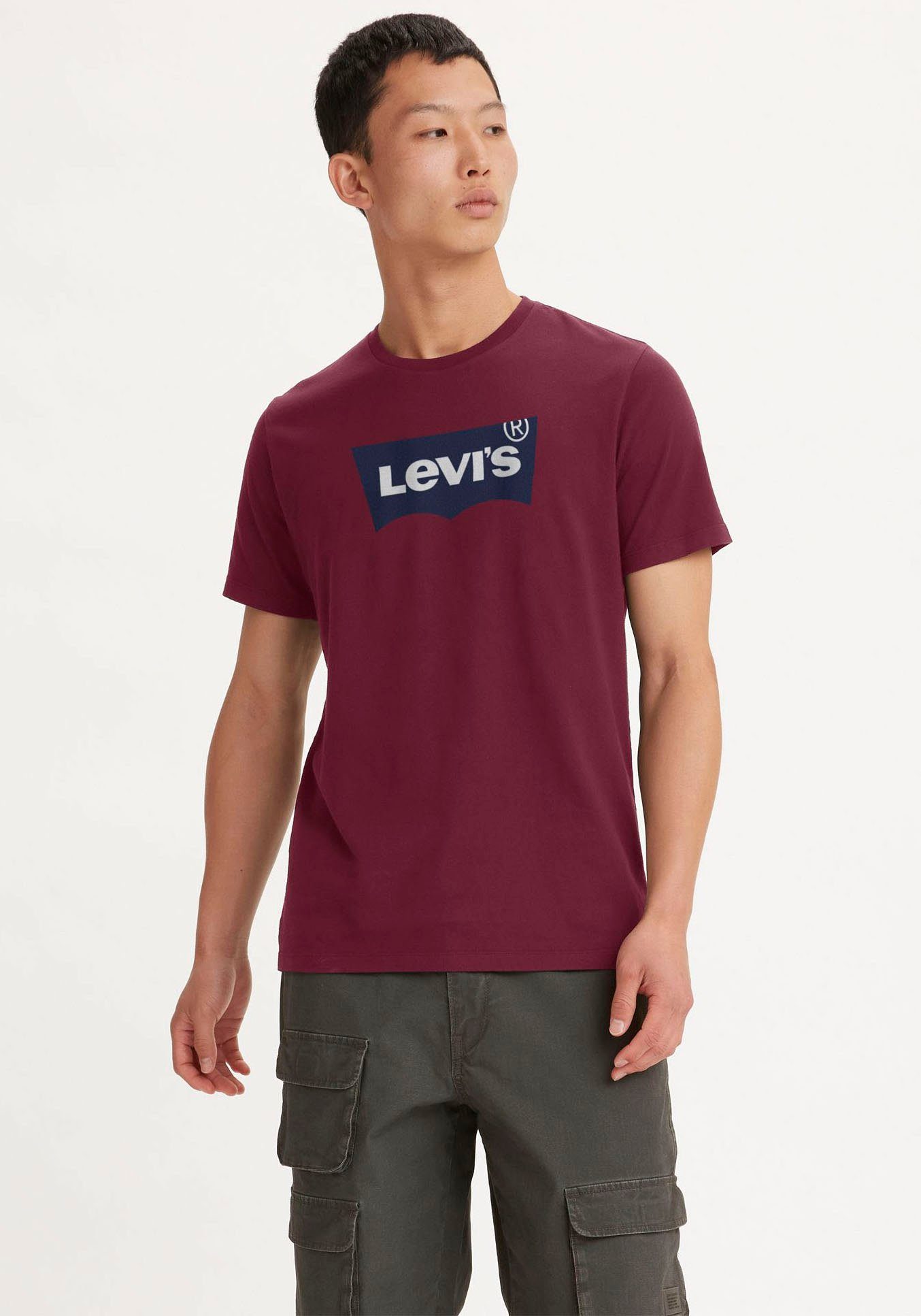 Levi's T-shirt CREWNECK TEE met logo-frontprint