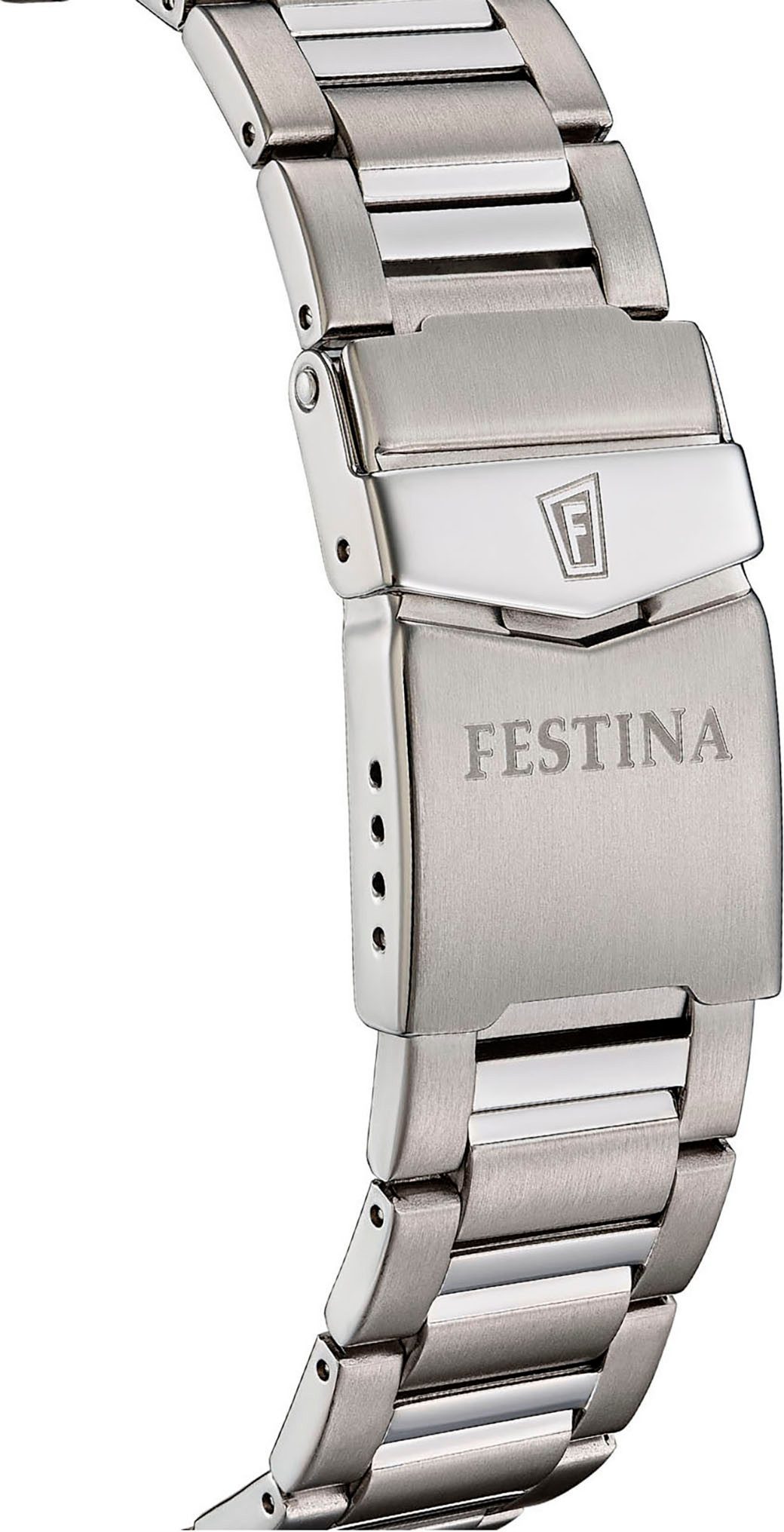 Festina Kwartshorloge Calendario Titanium Horloge, herenhorloge, analoog, dag, weekdag