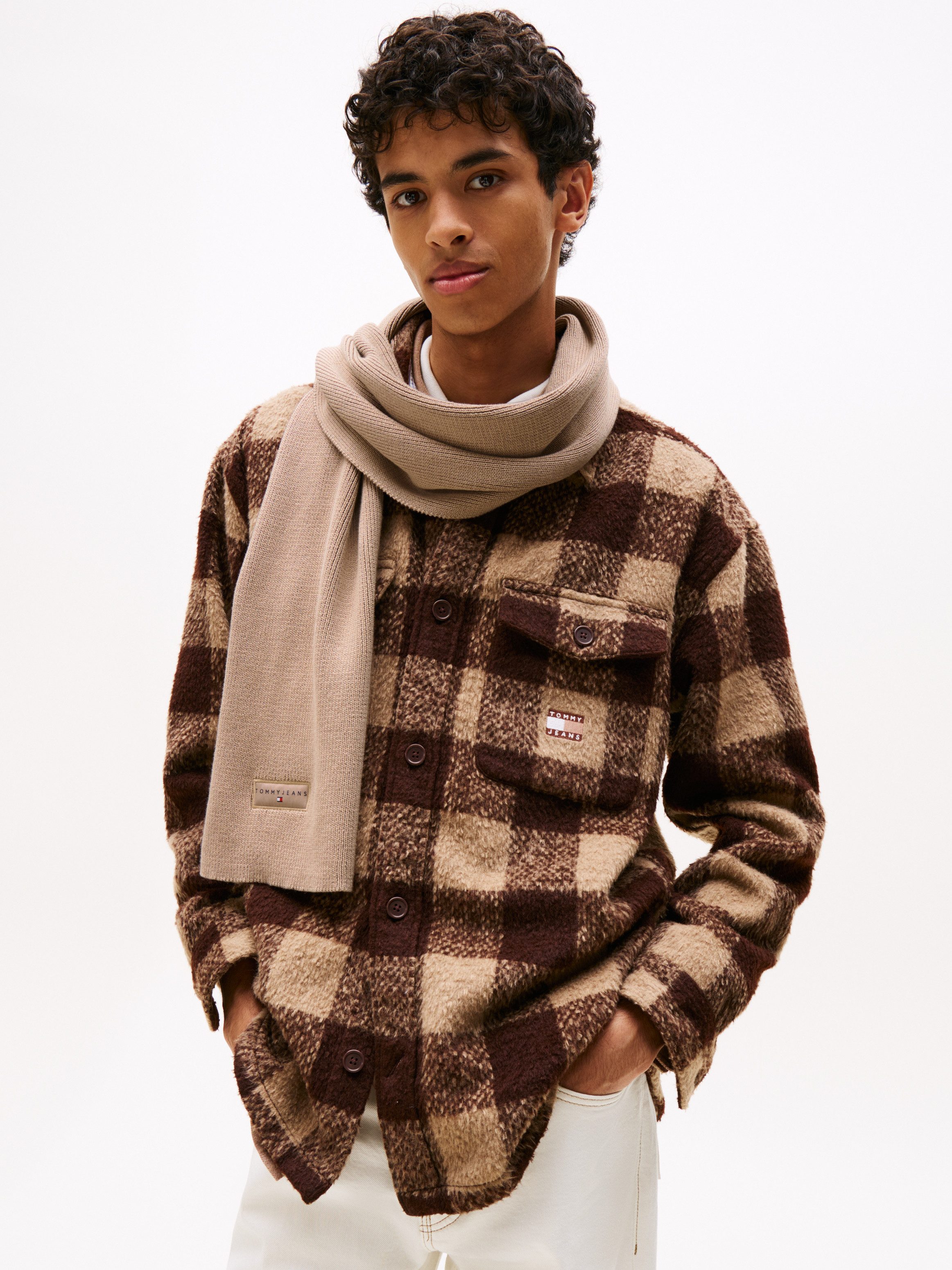 TOMMY JEANS Gebreide sjaal TJM LINEAR