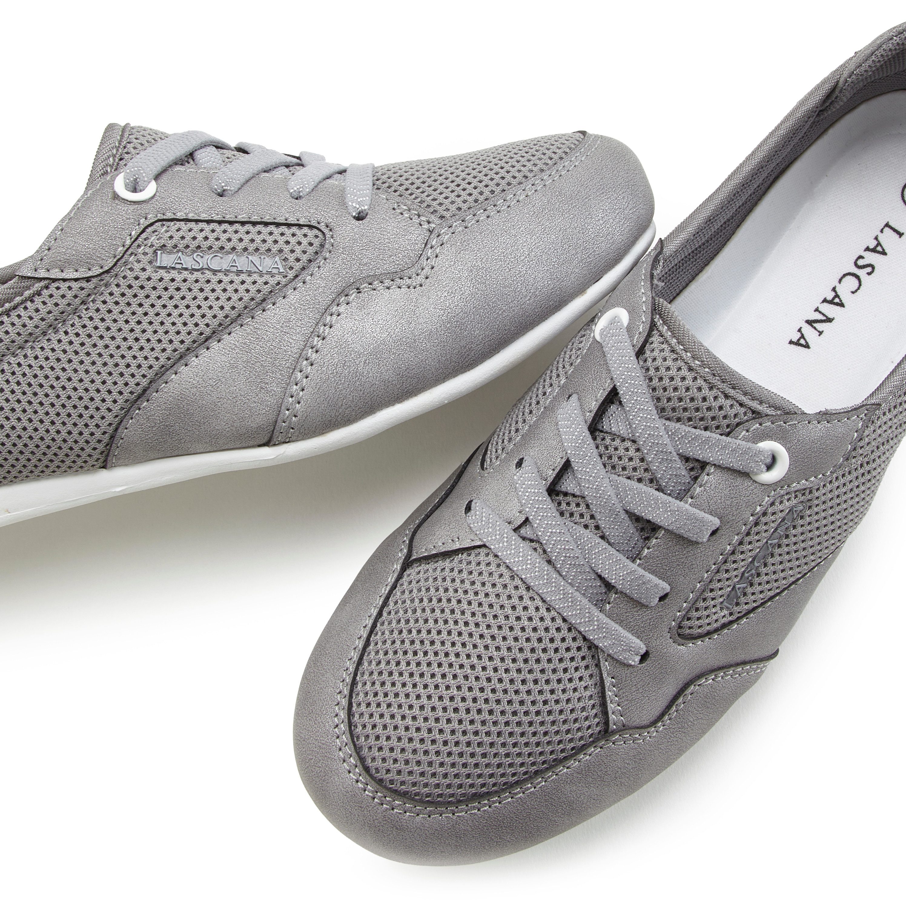 Lascana Sneakers Vrijetijdsschoen, lage schoen, Vrijetijdsschoen, lage schoen in modieuze mesh-look VEGAN