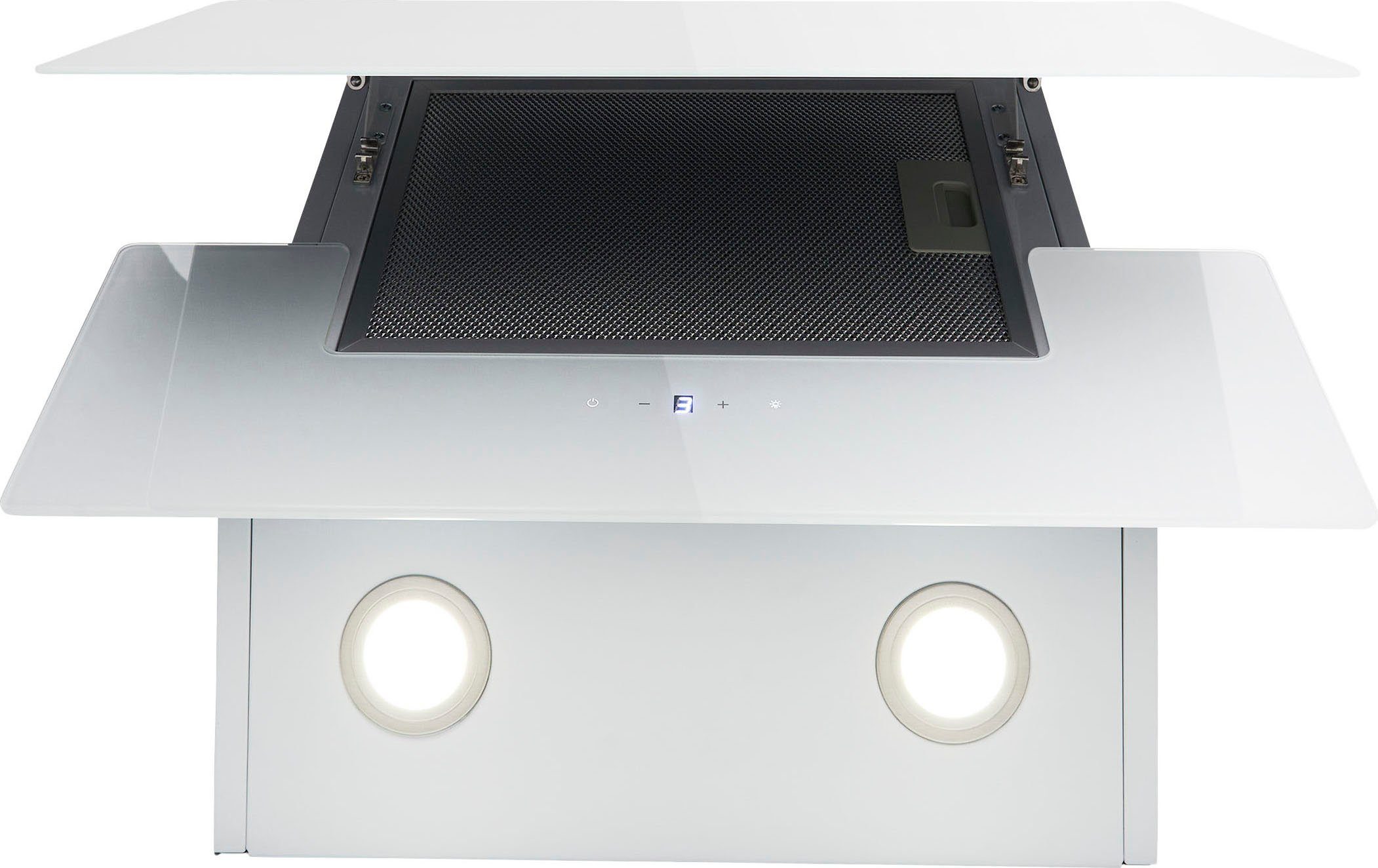 RESPEKTA Schuine wandkap CH 66038-60 WAM 60 cm, 3 vermogensniveaus, led-verlichting, geschikt voor afzuiging en recirculatie