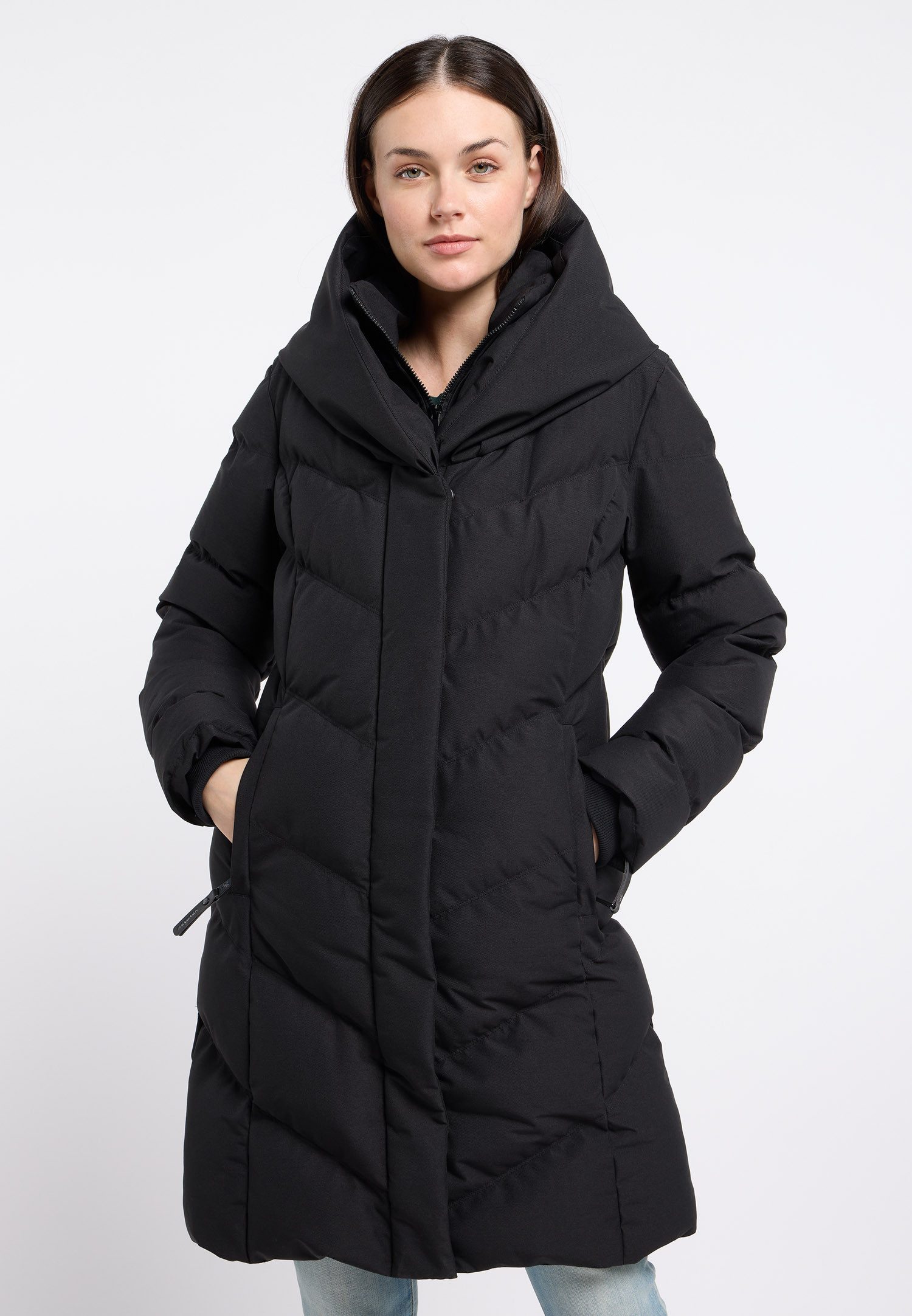 Ragwear Gewatteerde jas NATALKA waterafstotende quiltmantel voor de overgang en winter