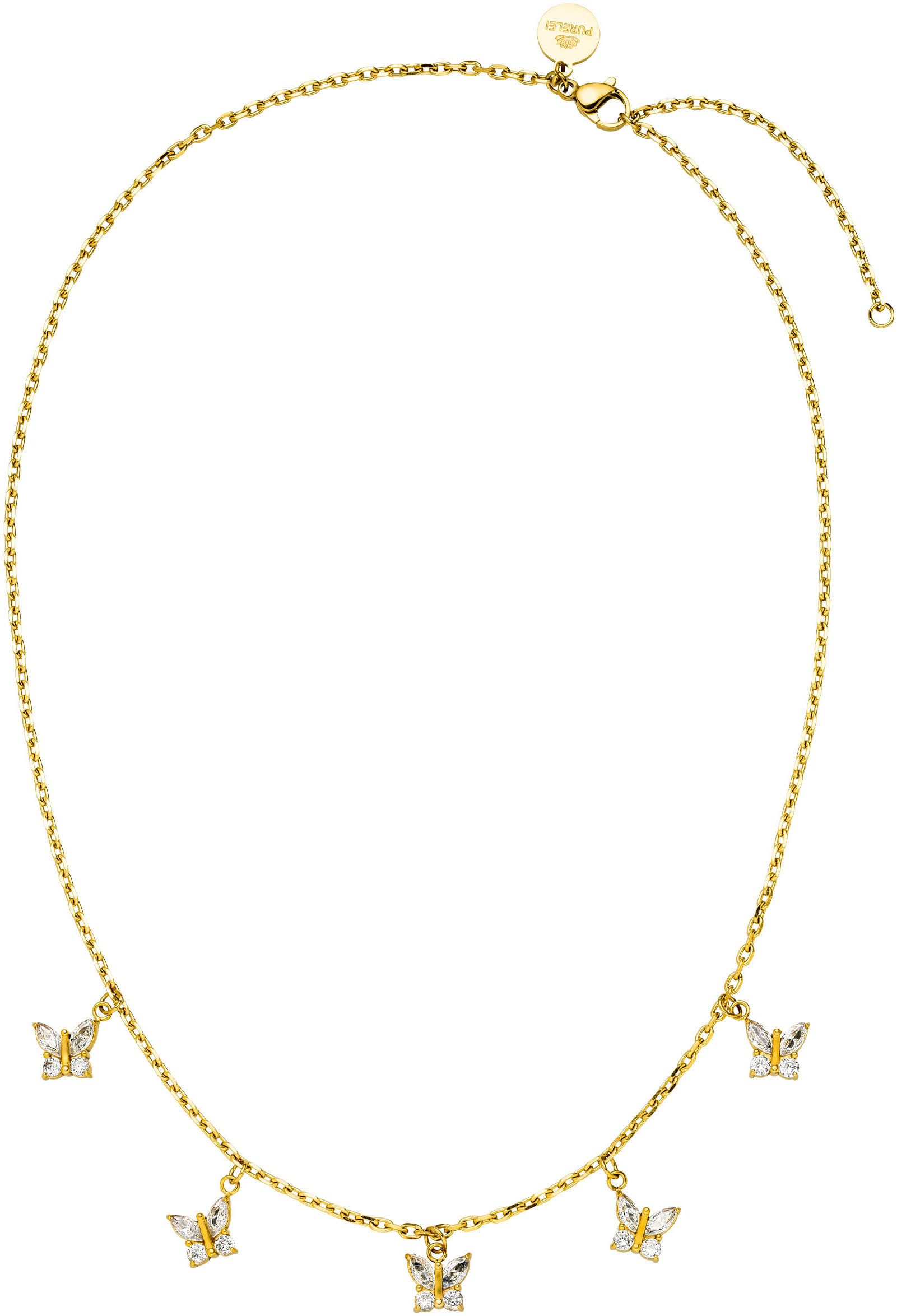 Purelei Ketting met hanger Sieraden cadeau vlinder, 22211-Halsketting-Vlinder