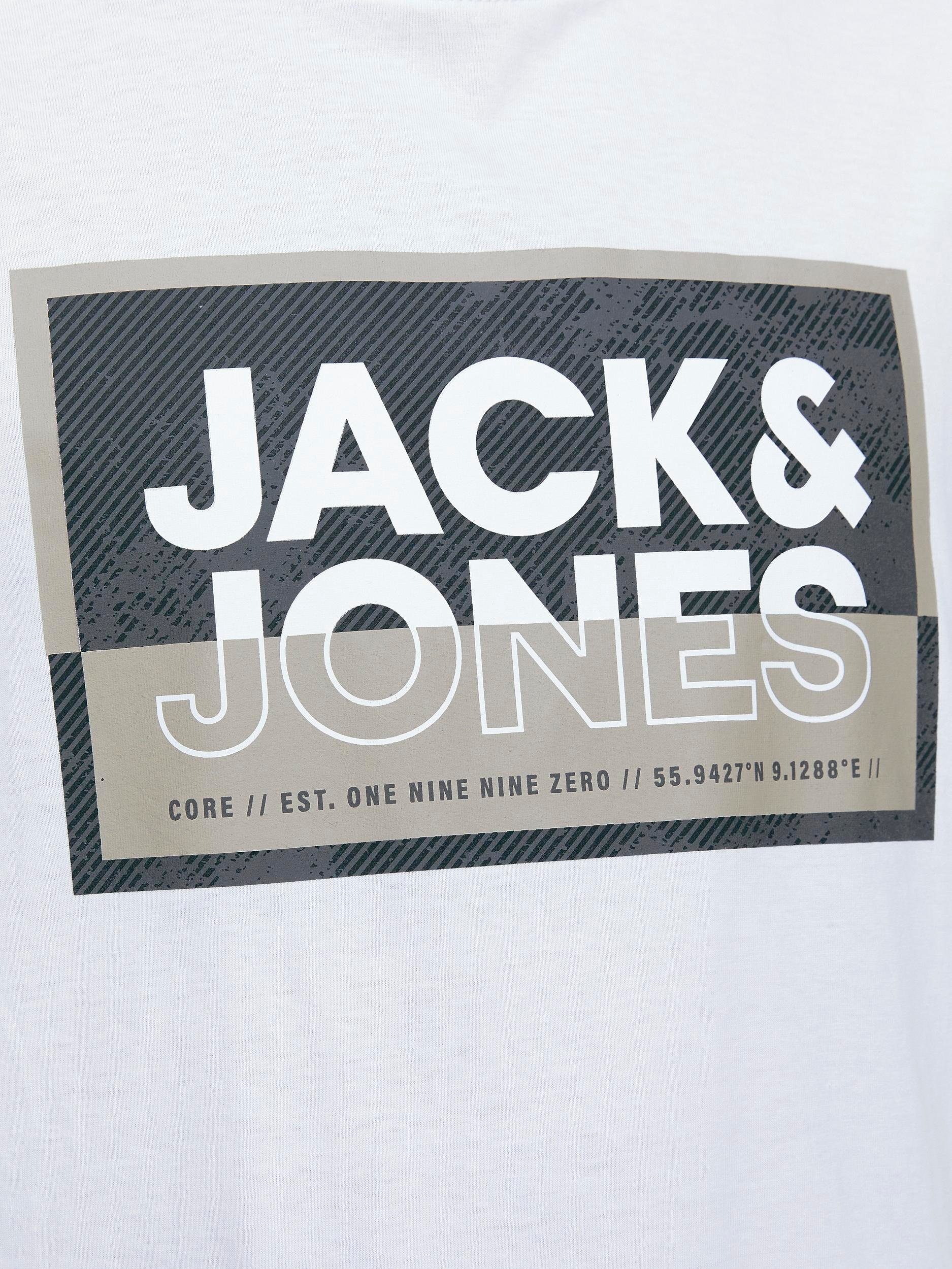 Jack & Jones Shirt met korte mouwen JCOLOGAN TEE SS CREW NECK SS24 LN