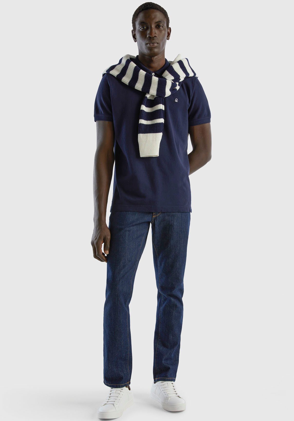 United Colors of Benetton Poloshirt met logo op borsthoogte