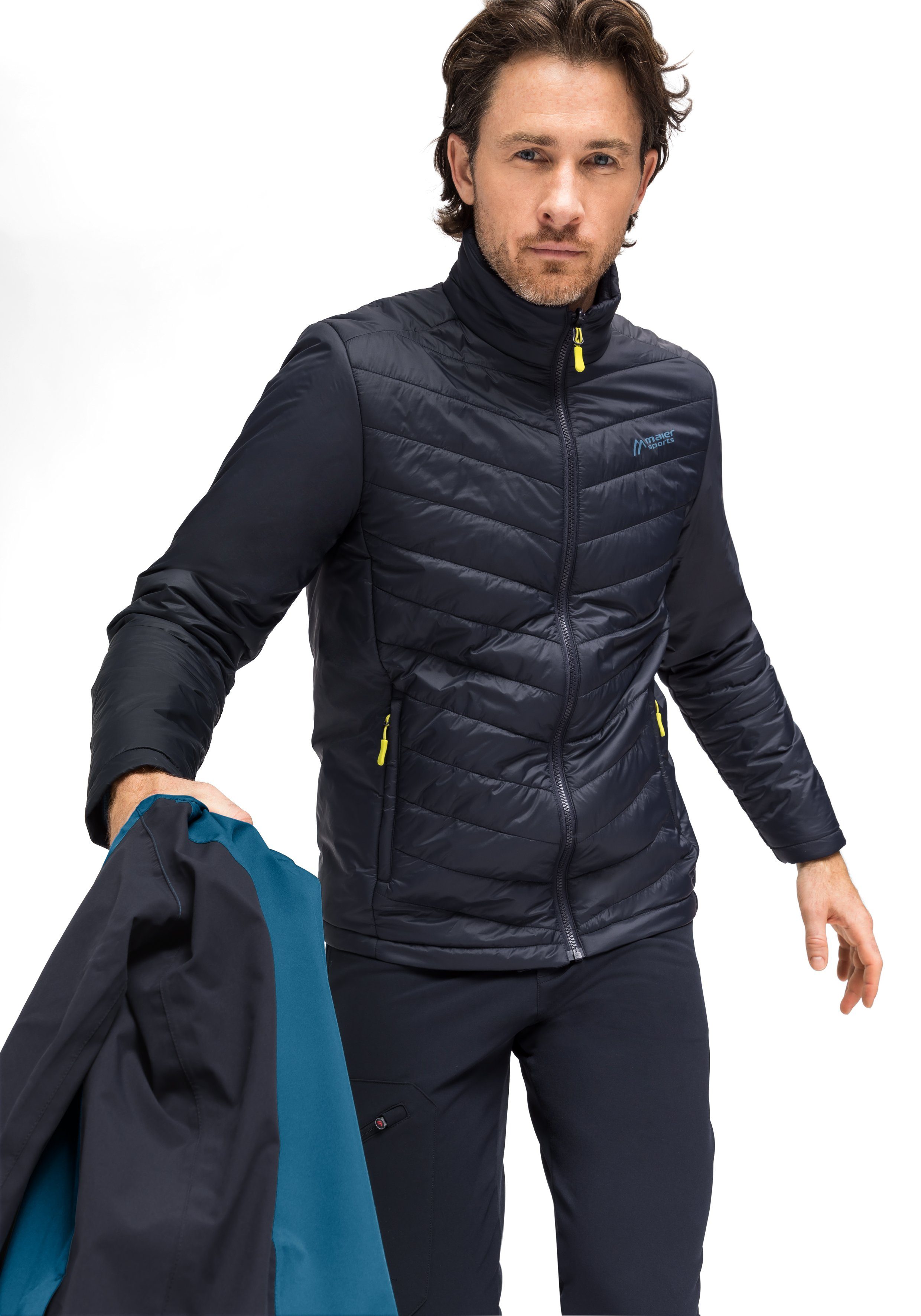 Maier Sports Functioneel 3-in-1-jack Ribut M functionele dubbele jas voor wandelingen en uitstapjes