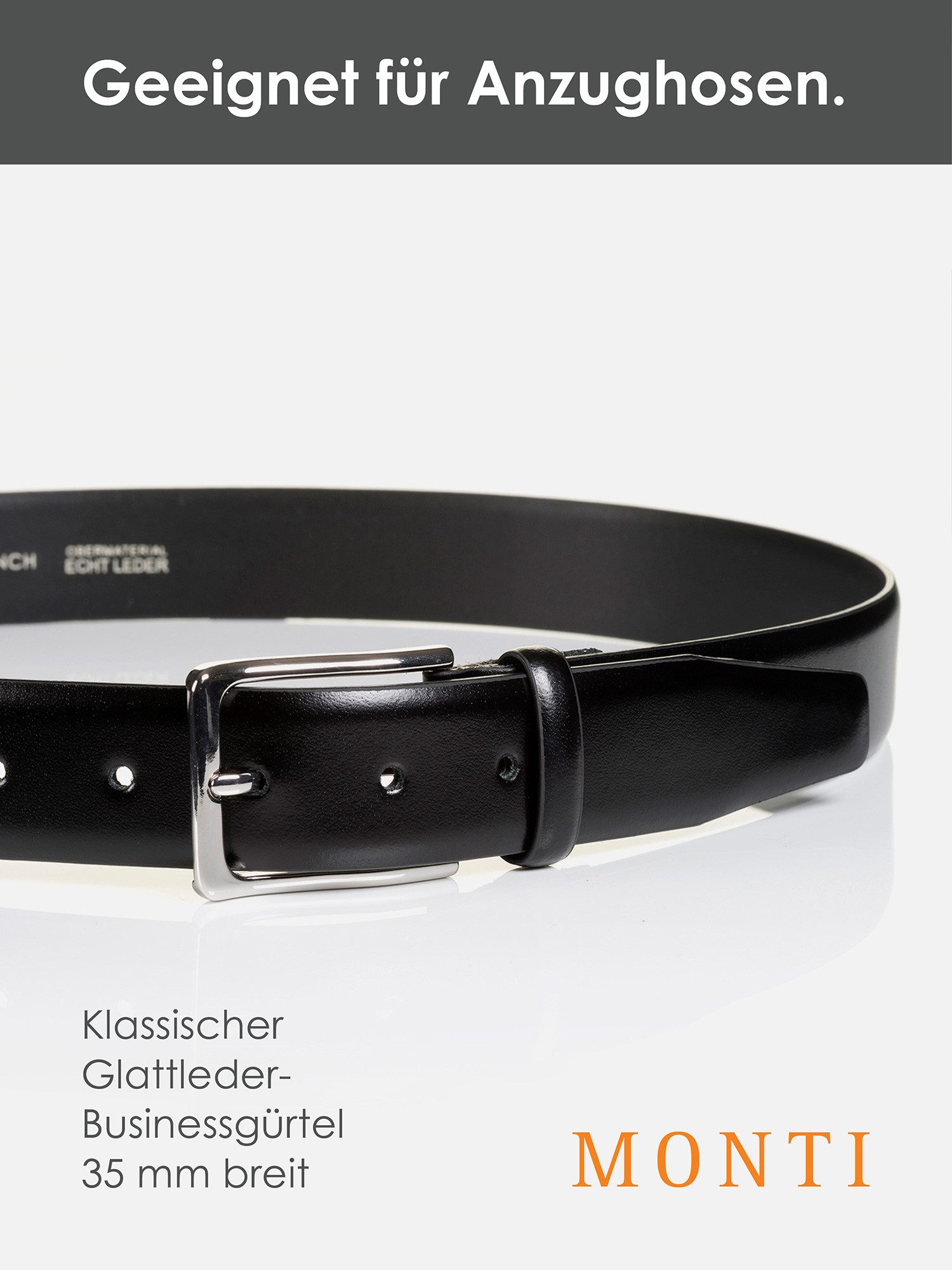 MONTI Leren riem Redding