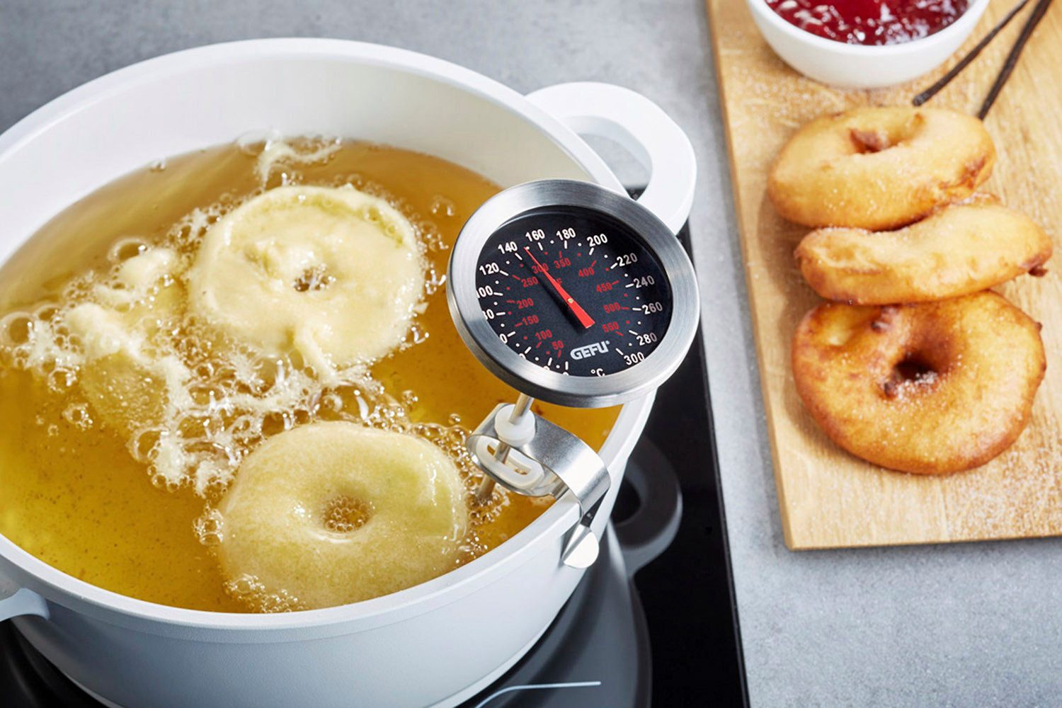 GEFU Kookthermometer SIDO kan worden gebruikt op potten en in de oven (1-delig)