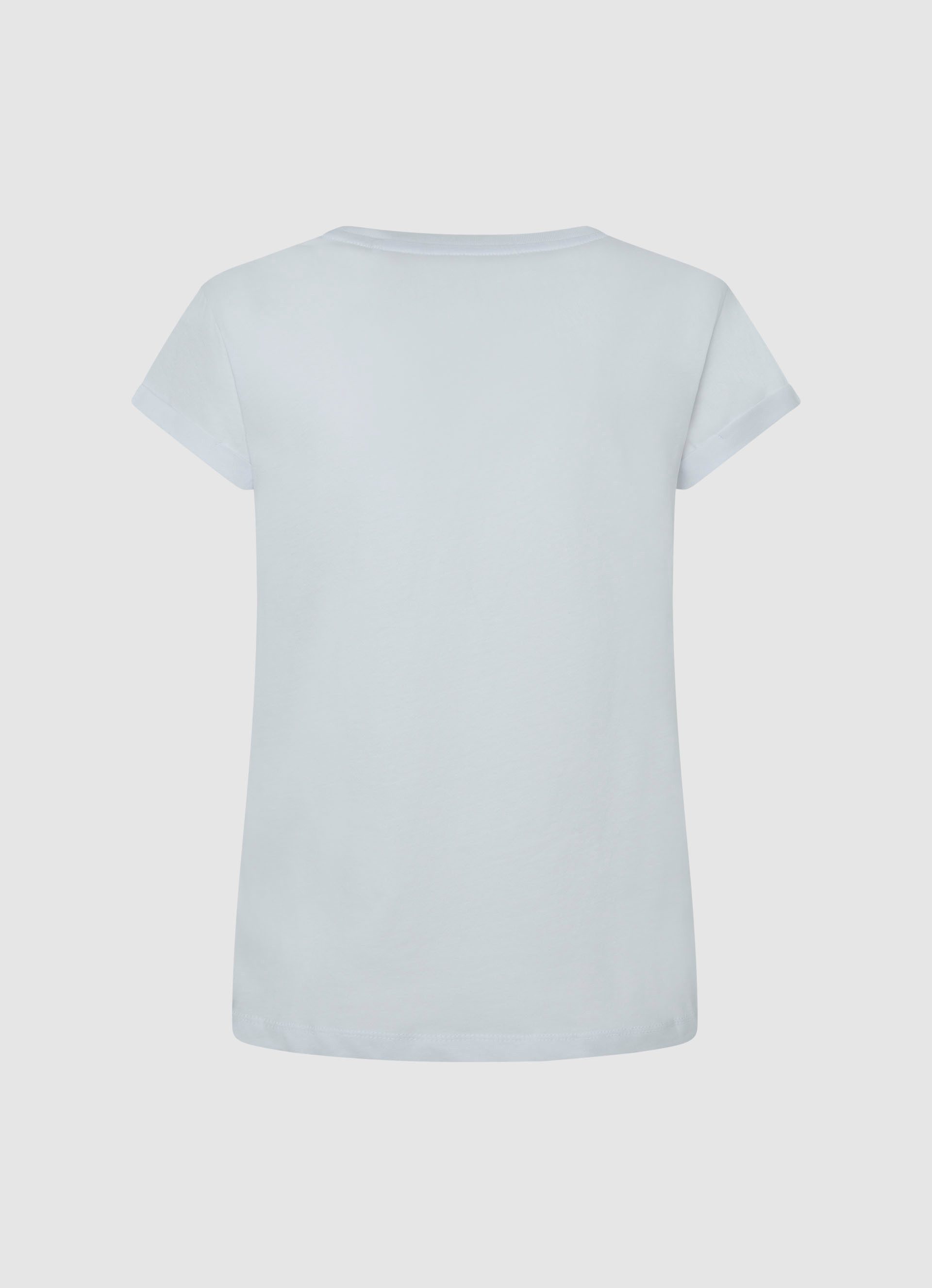 Pepe Jeans T-shirt ENOLA met gemetalliseerde logoprint