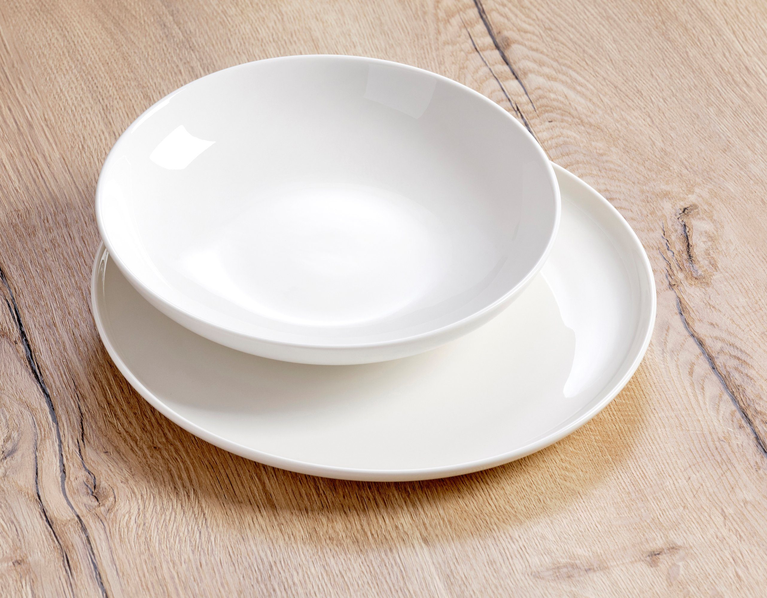 Ritzenhoff & Breker Eetservies Servies-set Skagen Borden Set, Diepteller en Soepbord, 12 Stukken, voor 6 Personen (set, 12-delig)