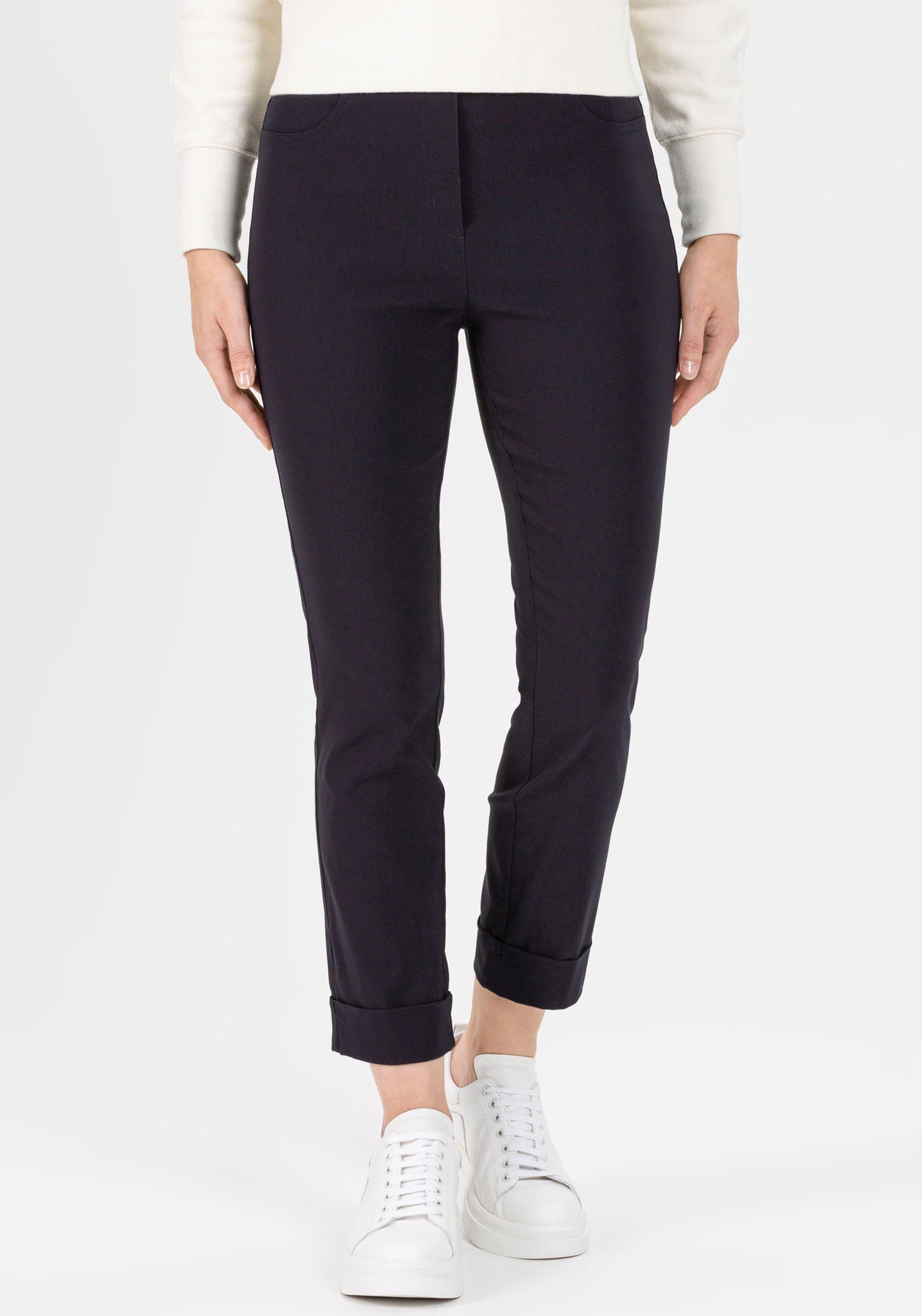 Stehmann 3/4 broek Igor in maten 32 tot 52 dames 7/8-broeken maat 38 blauw