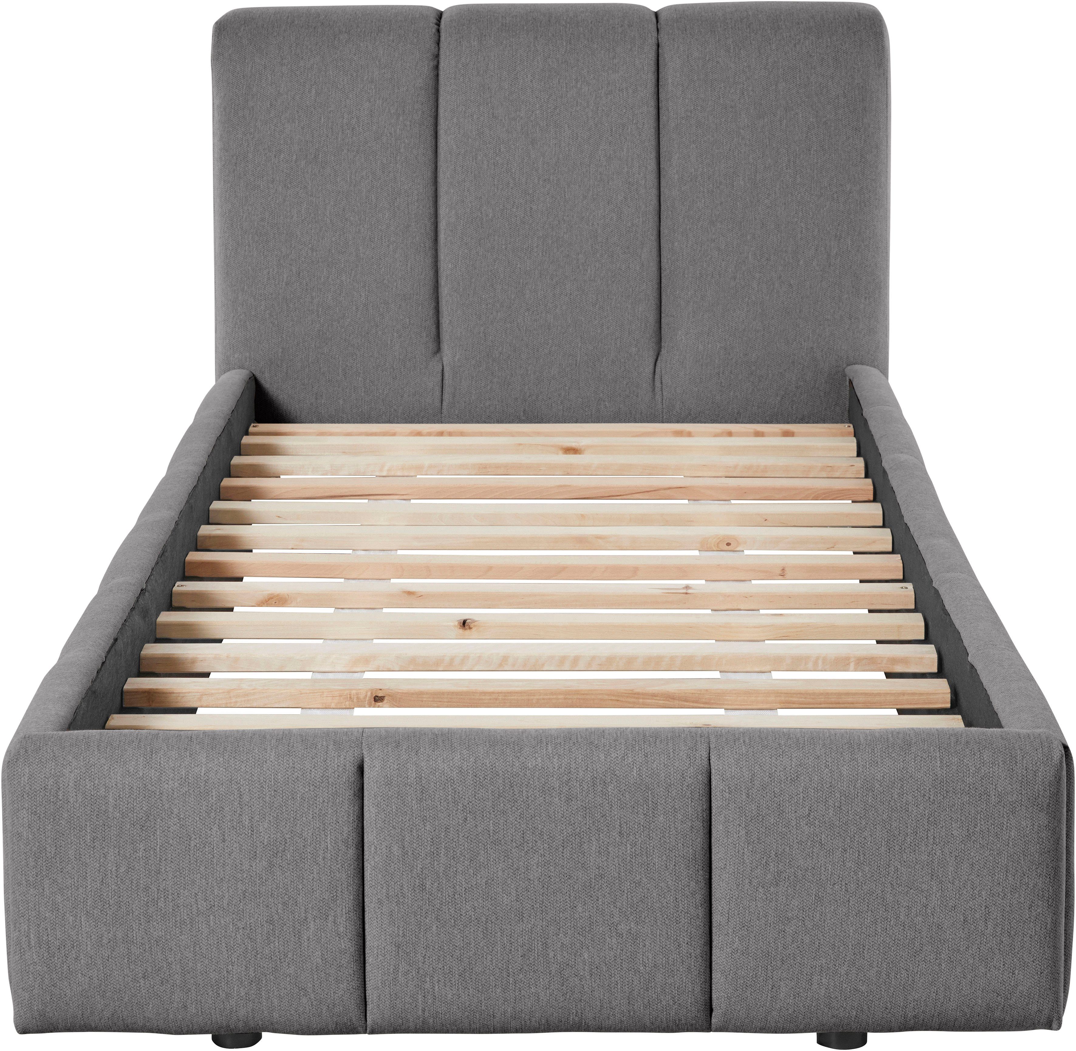 LeGer Home by Lena Gercke Gestoffeerd bed Maileen in 5 breedten en 3 kleuren, incl. rolbodem