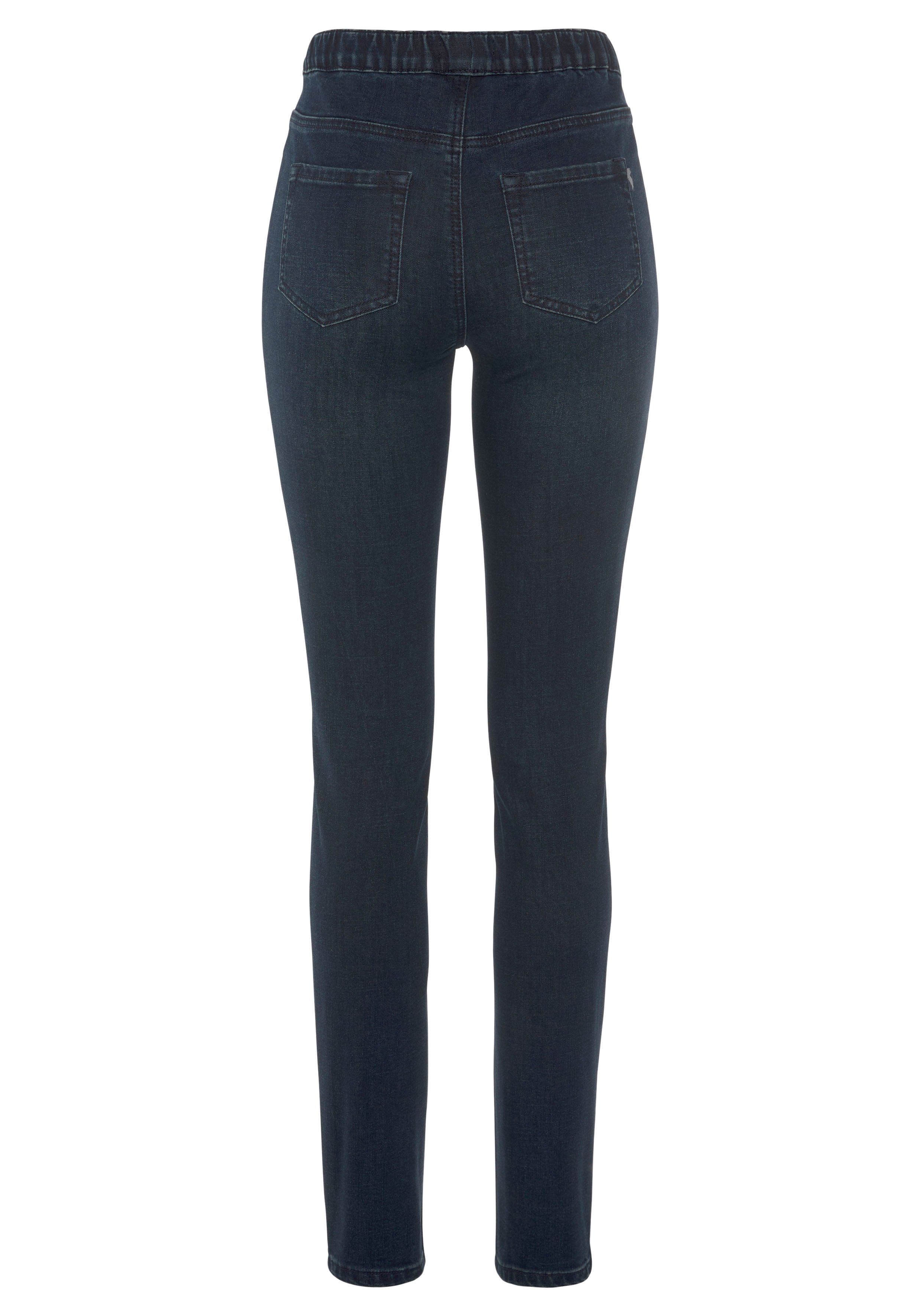 Arizona Jeggings Met een licht thermo effect extra-strak gesneden, hoge taille, met muntzakje