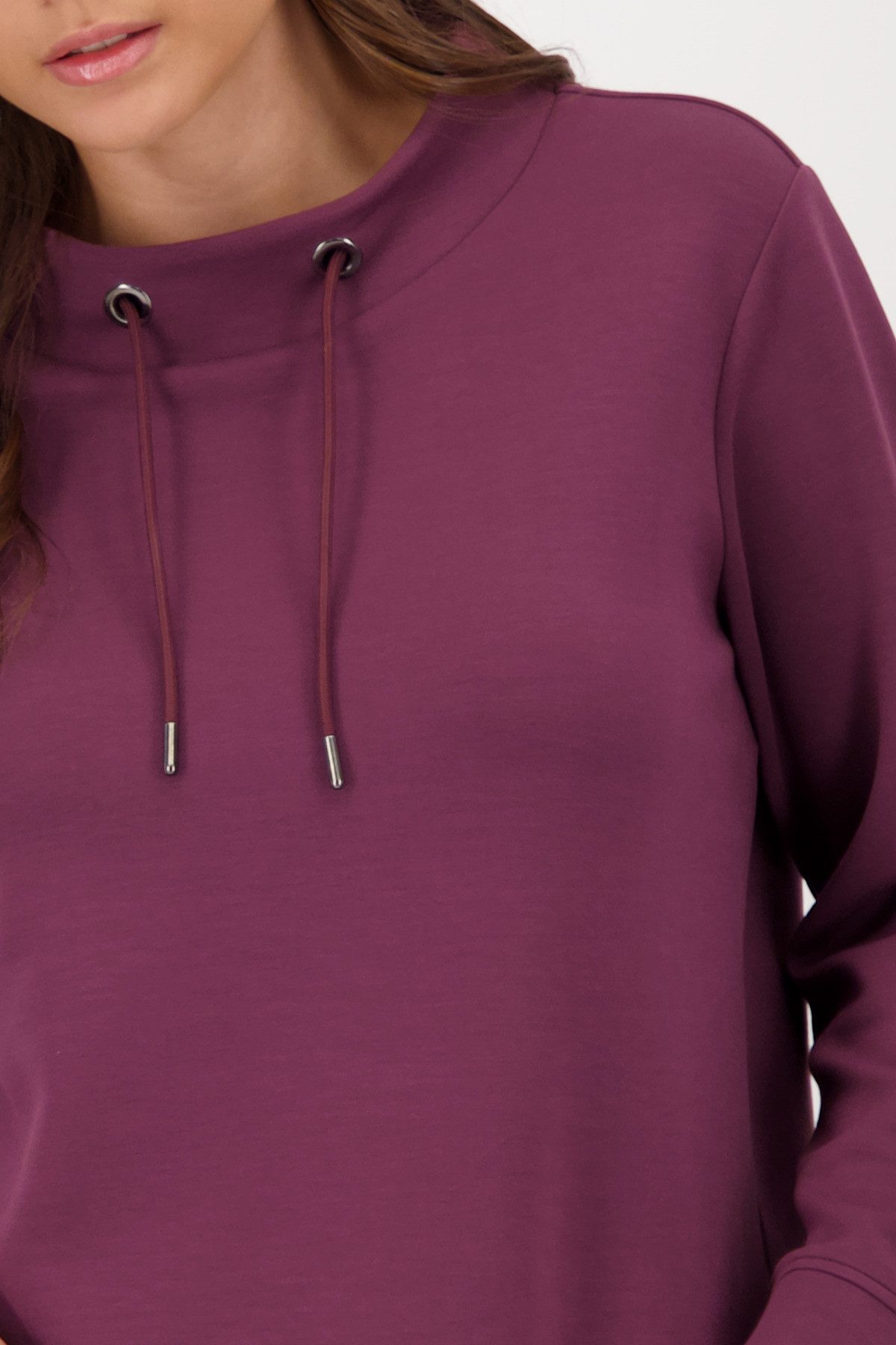 Monari Sweatshirt Basic Sweat Regular fit met ronde hals