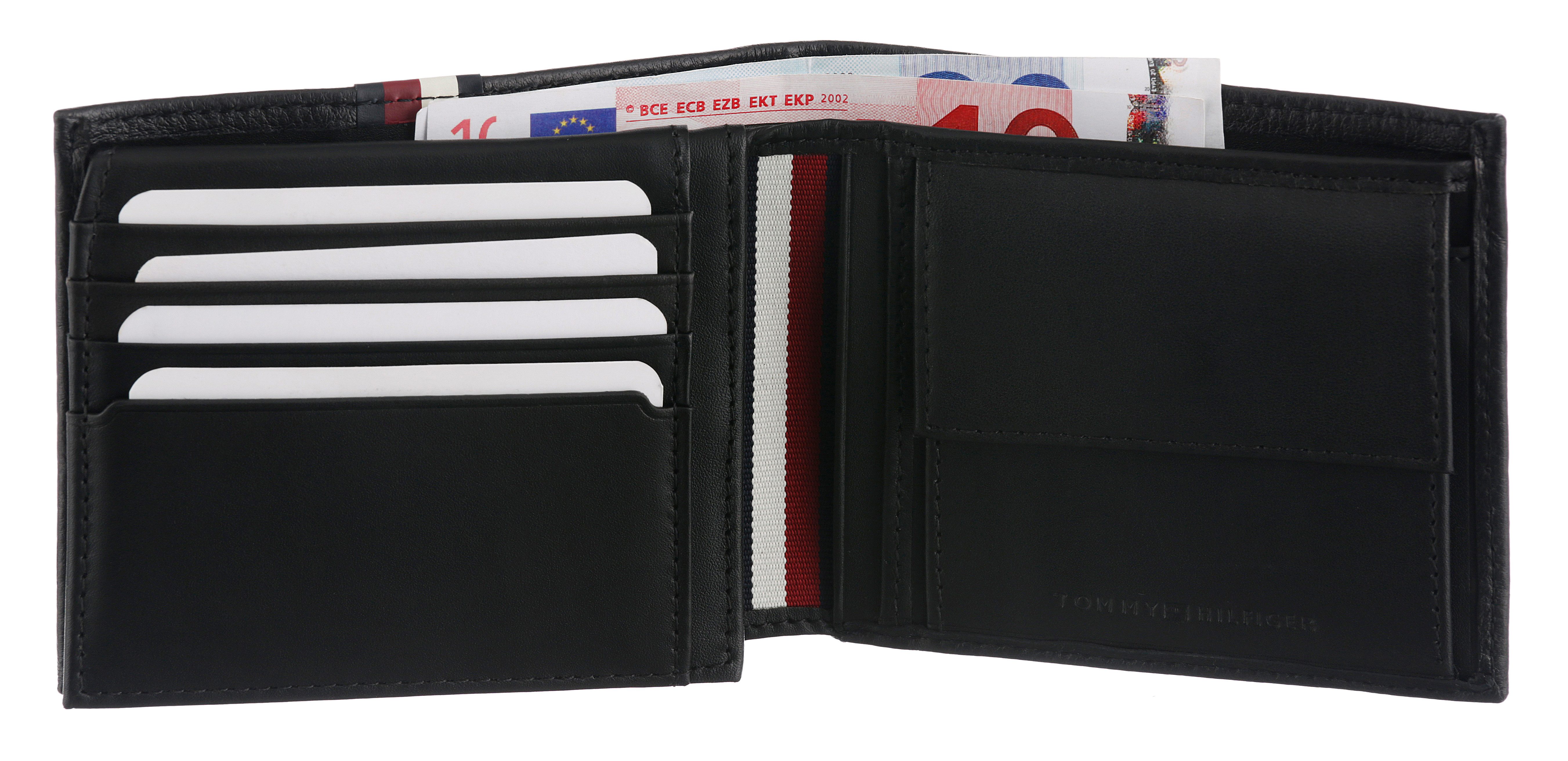 Tommy Hilfiger Portemonnee TH PREM LEA CC FLAP AND COIN