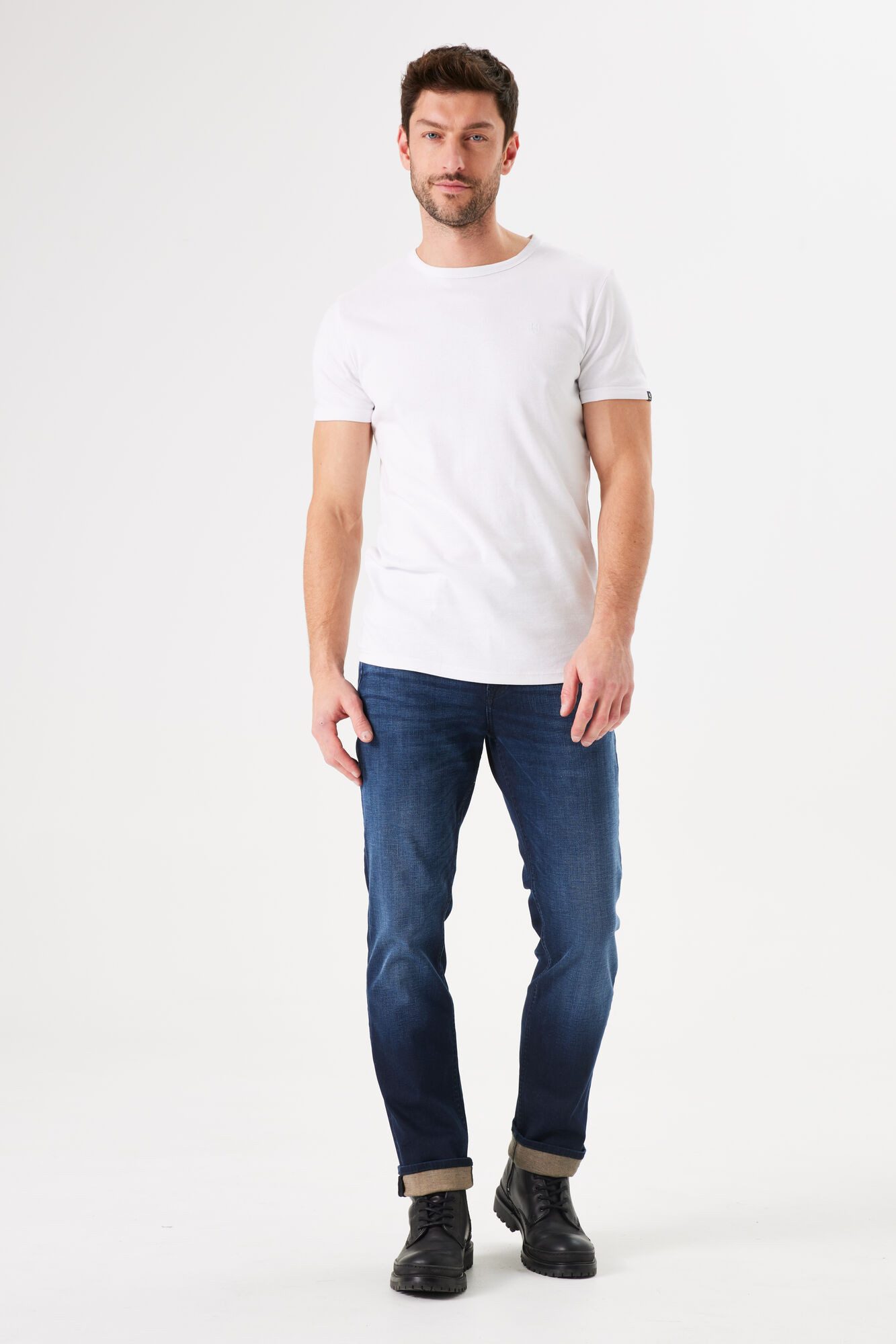 Garcia Straight jeans Rocko in five-pocketsstijl