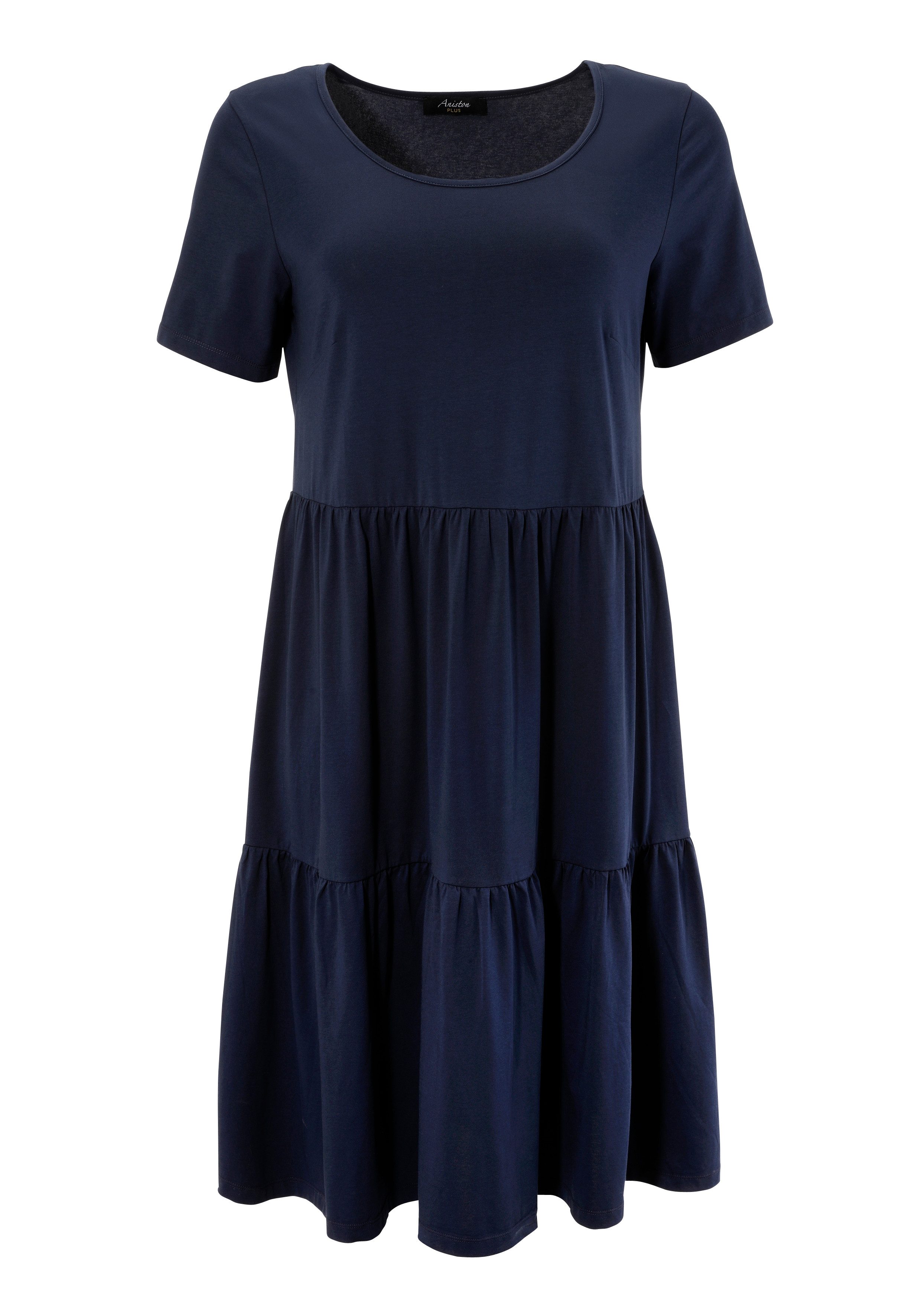 Aniston PLUS Zomerjurk van elastische jersey-kwaliteit - nieuwe collectie