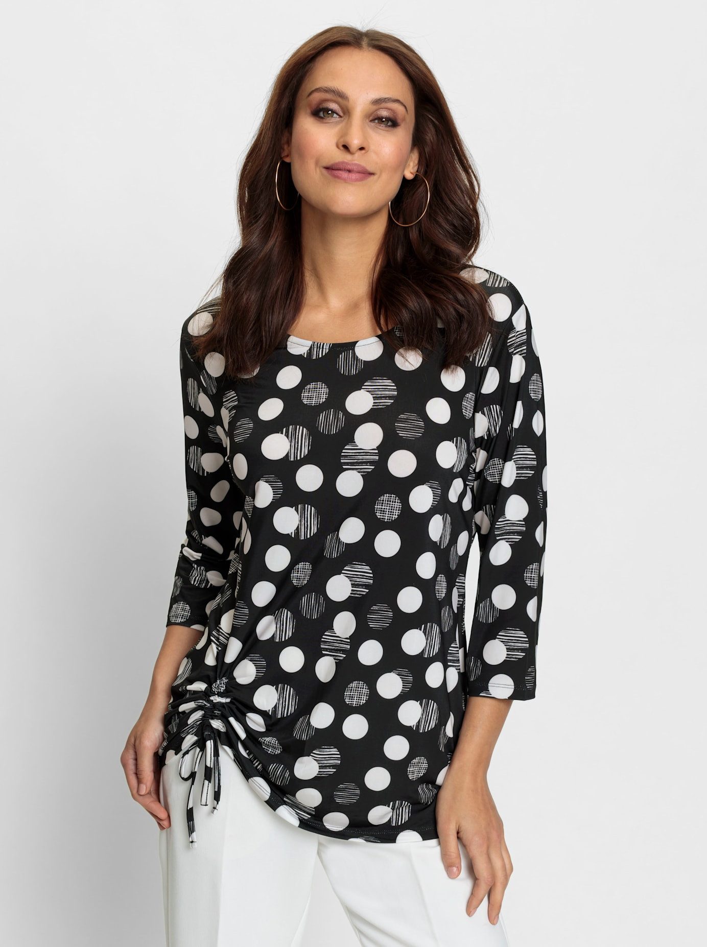 Lady Shirt met print Shirt met ronde hals (1-delig)