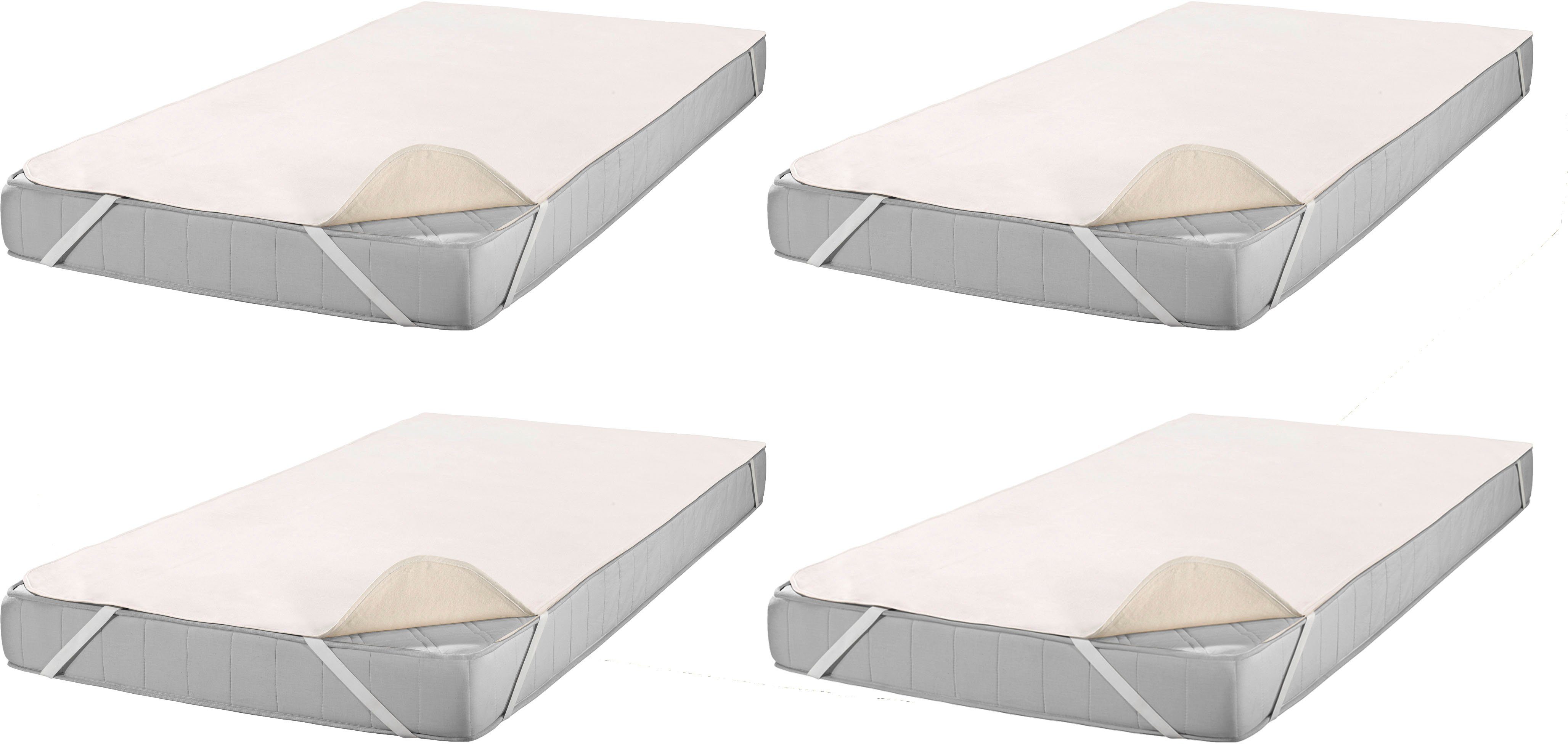 SETEX MATRATZEN UND KISSEN Matrasdek Matrasbeschermer molton , SETEX, katoen huidvriendelijke matrasbeschermer, in 90x200 en 100x200 cm (voordeelset)