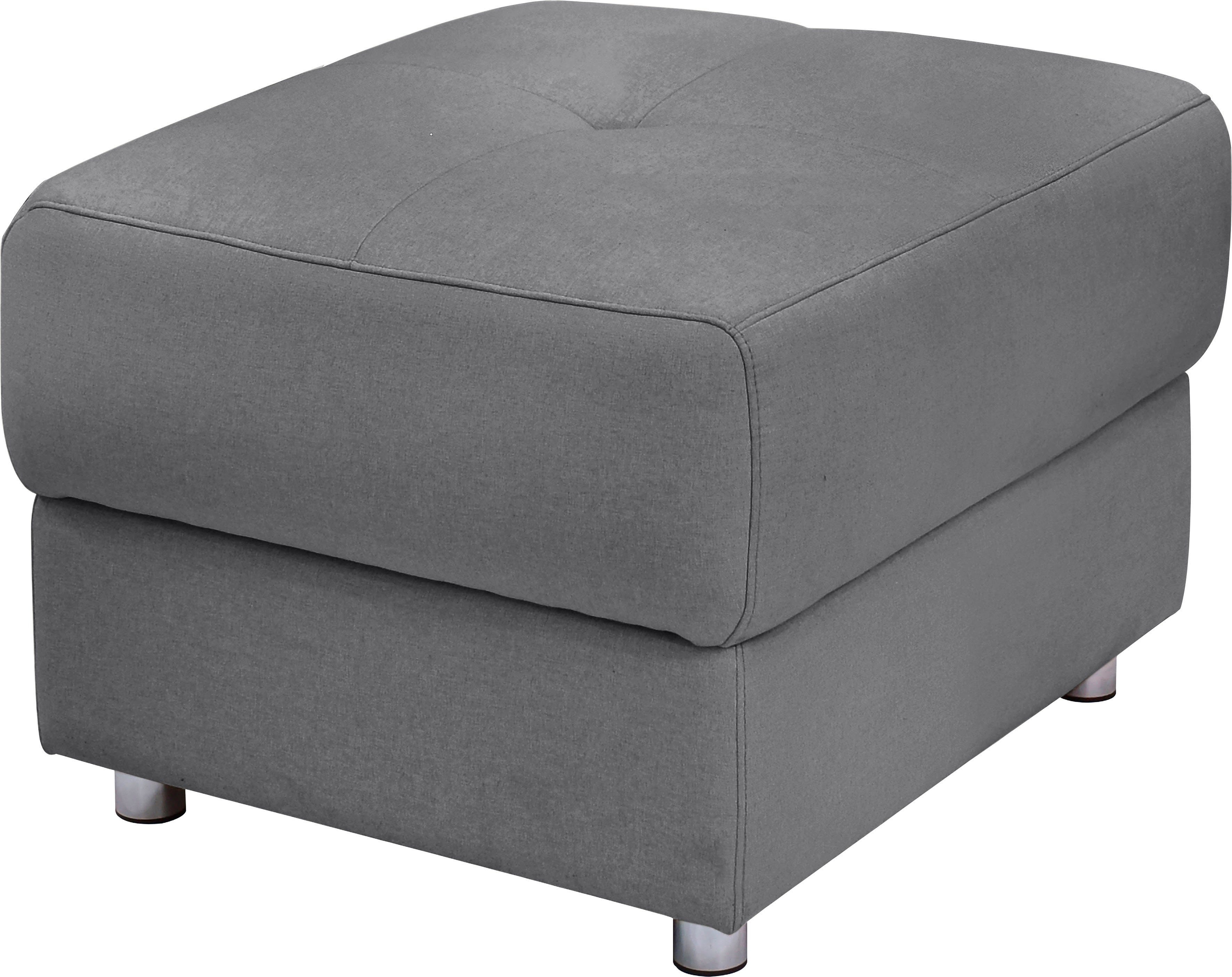 Places of Style Hocker PARELI met comfortabele binnenvering en bergruimte