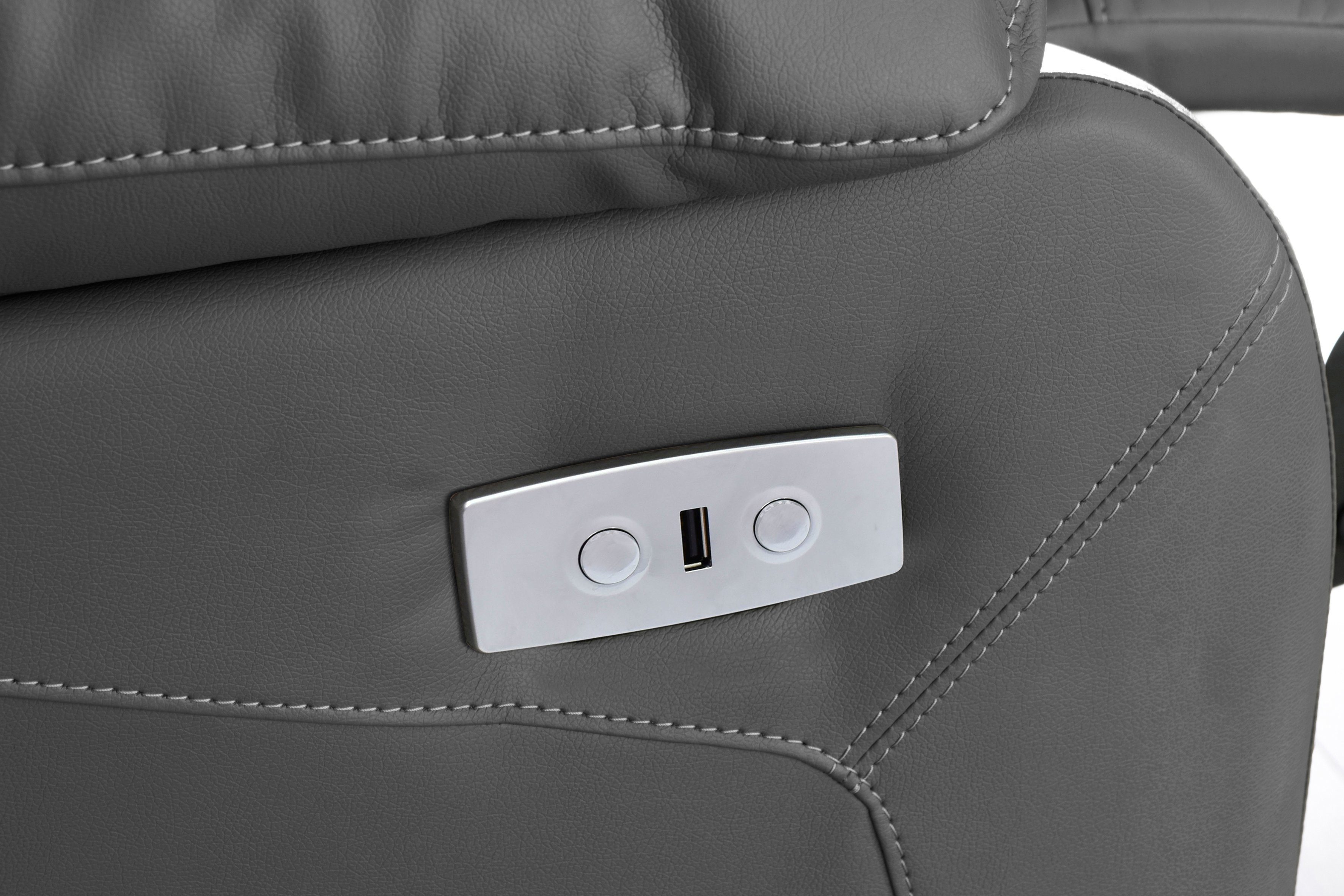 Home affaire Relaxfauteuil Lannilis met ligfunctie, tv-stoel met handmatige of elektrische relaxfunctie, lichtgrijs