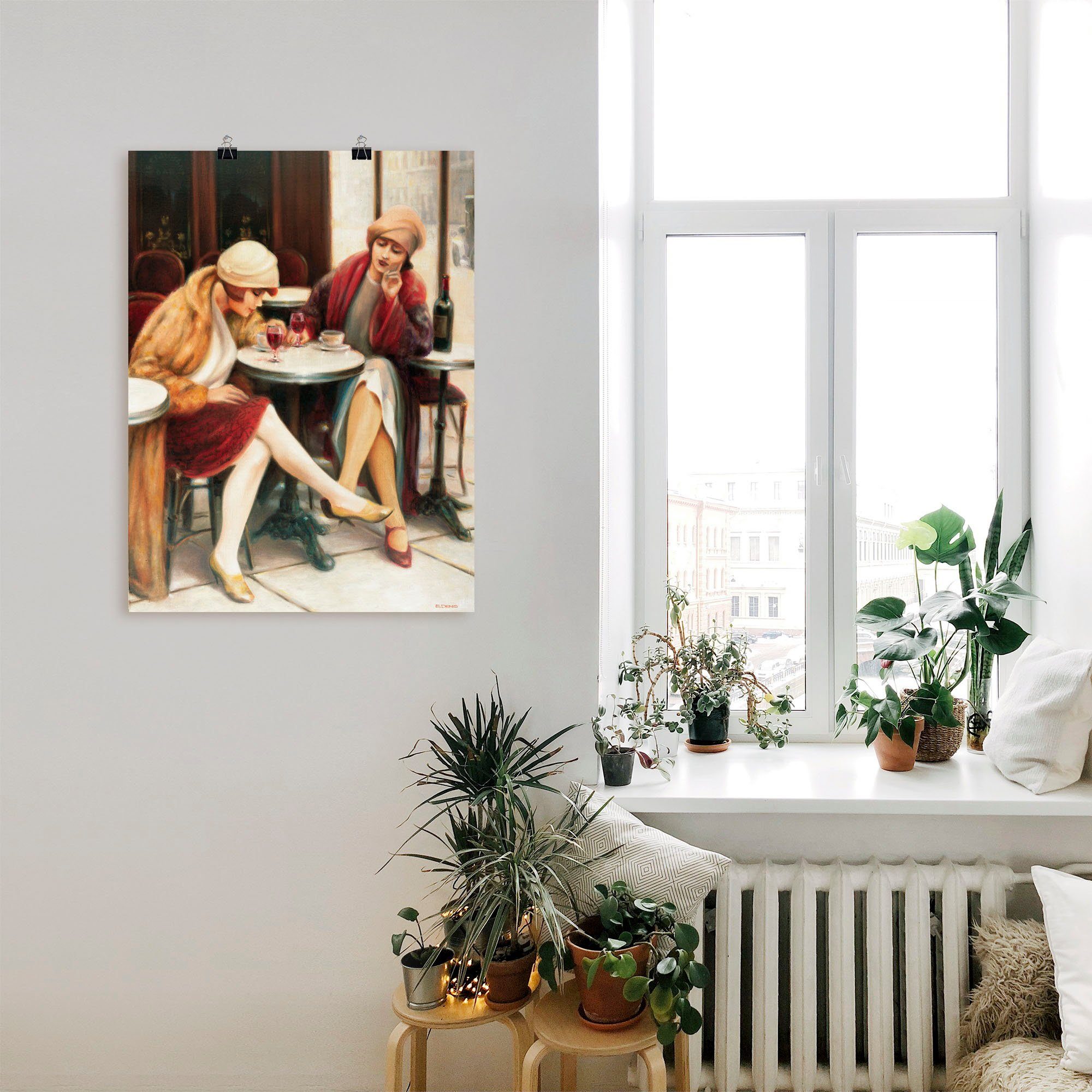 Artland Artprint Cafe II als artprint op linnen, poster in verschillende formaten maten