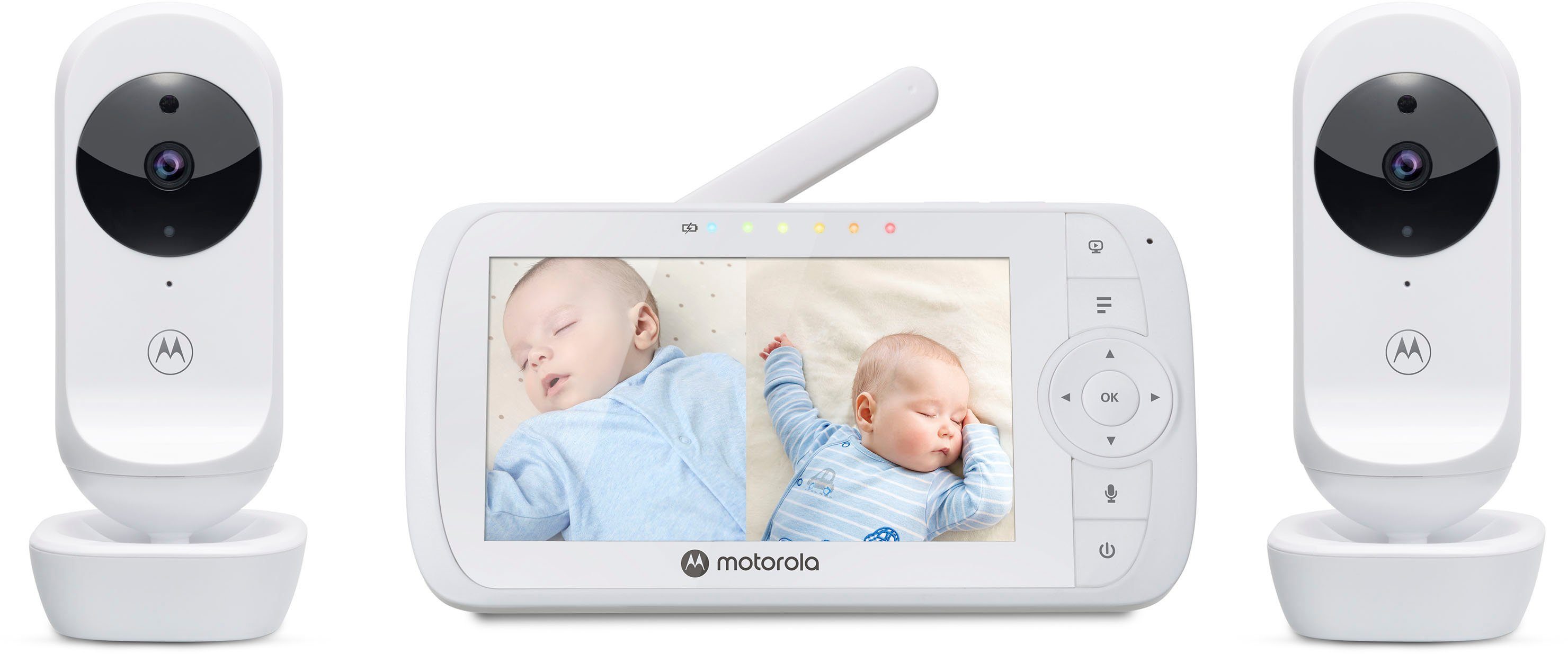 Motorola Babyfoon Video Nursery VM 35-2 Twin 2x Kameras