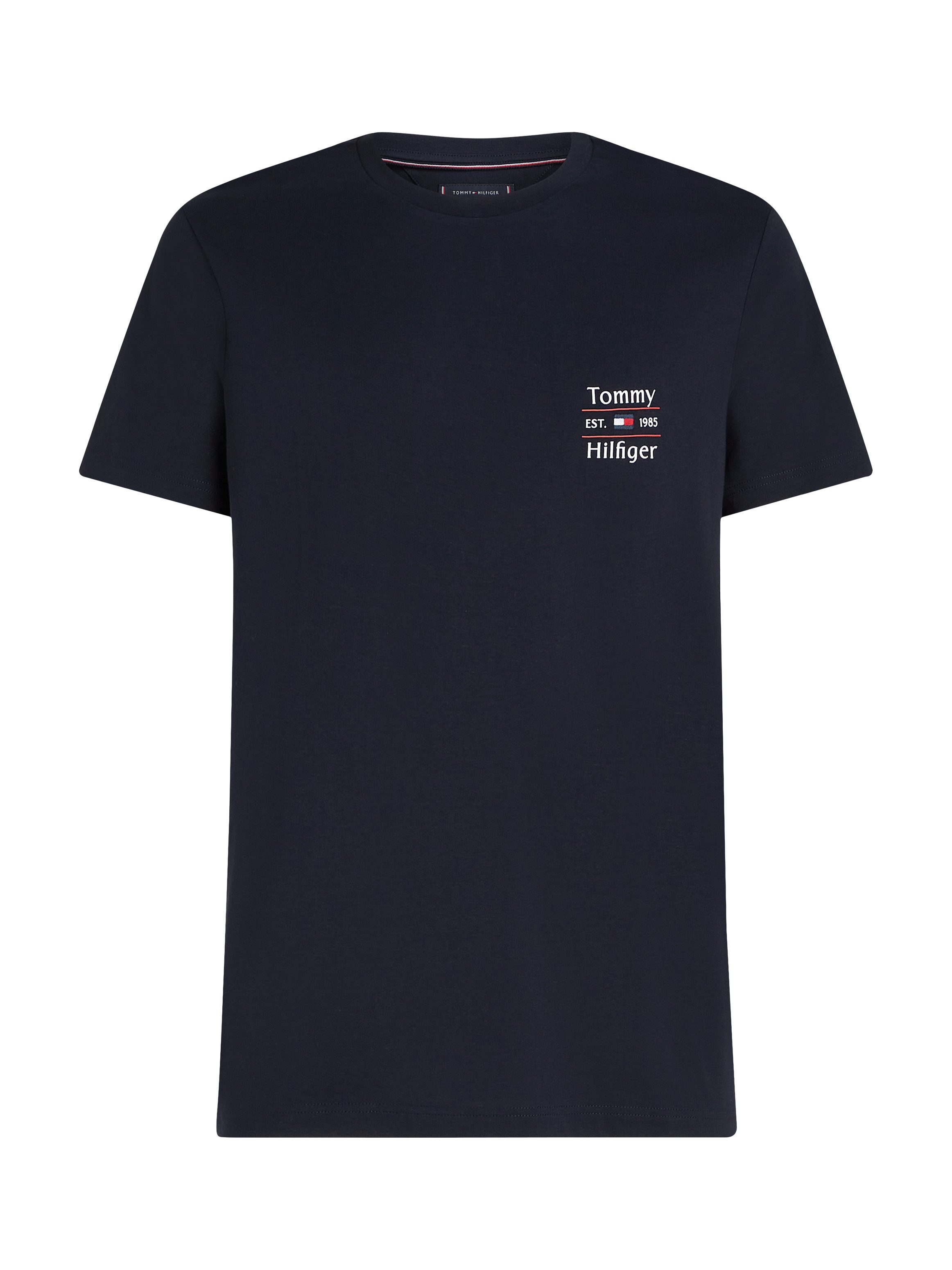 Tommy Hilfiger Shirt met ronde hals HILFIGER STACK TEE
