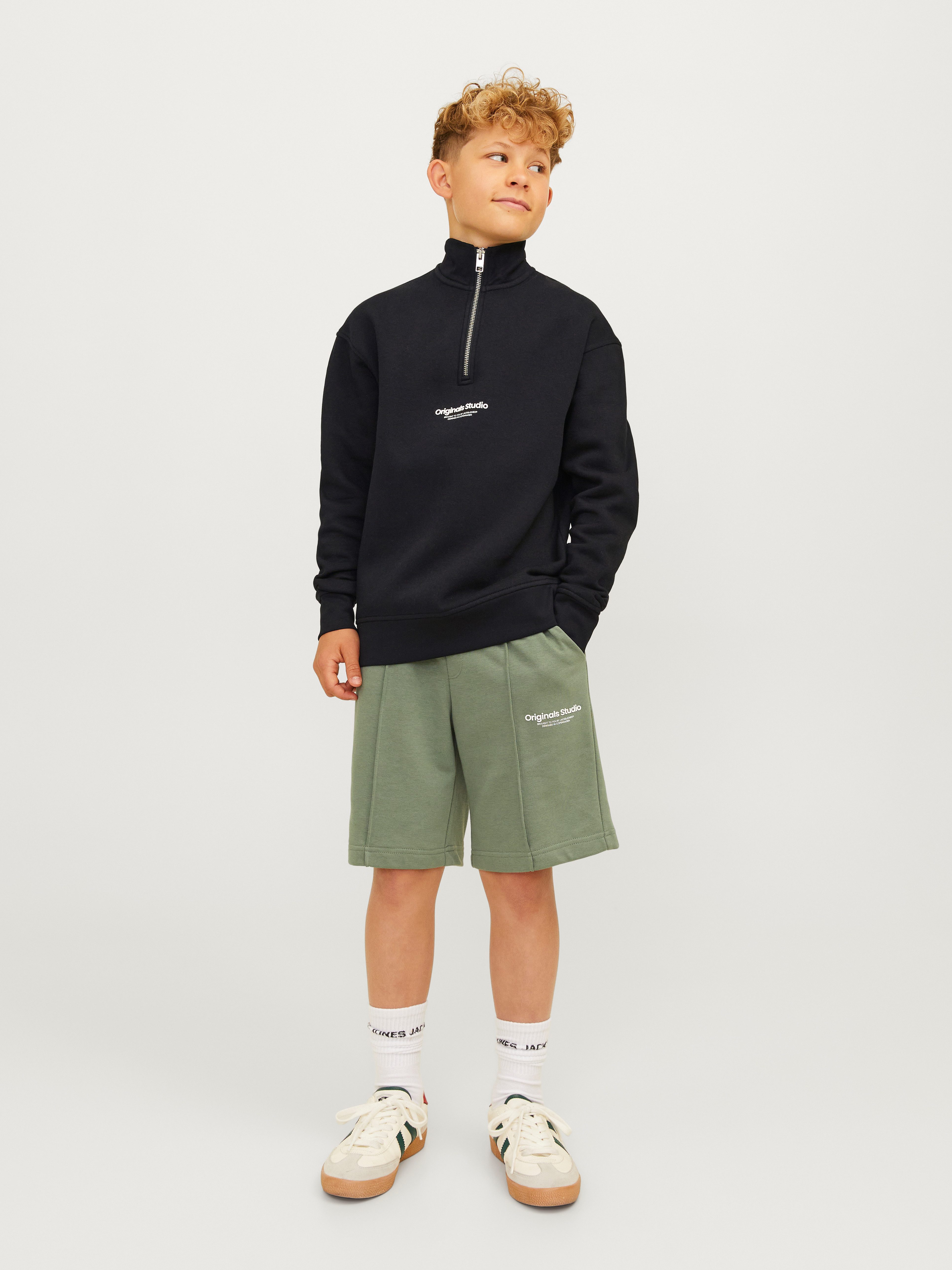 Jack & Jones Junior Sweatshirt JORVESTERBRO SWEAT QUARTER ZIP NOOS JNR