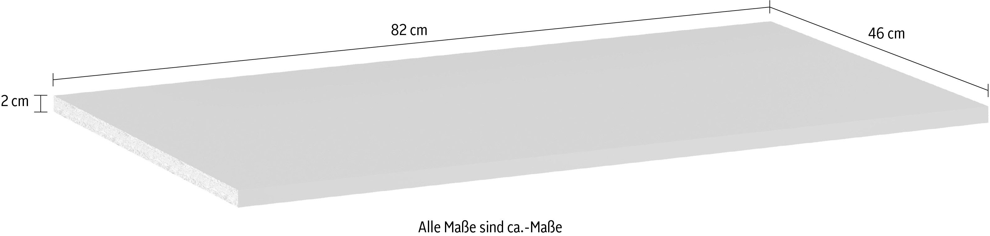 INOSIGN Plank Estepona Inlegplank 3-delige set in antraciet - Voor de kledingkast 15255557 (3 stuks)