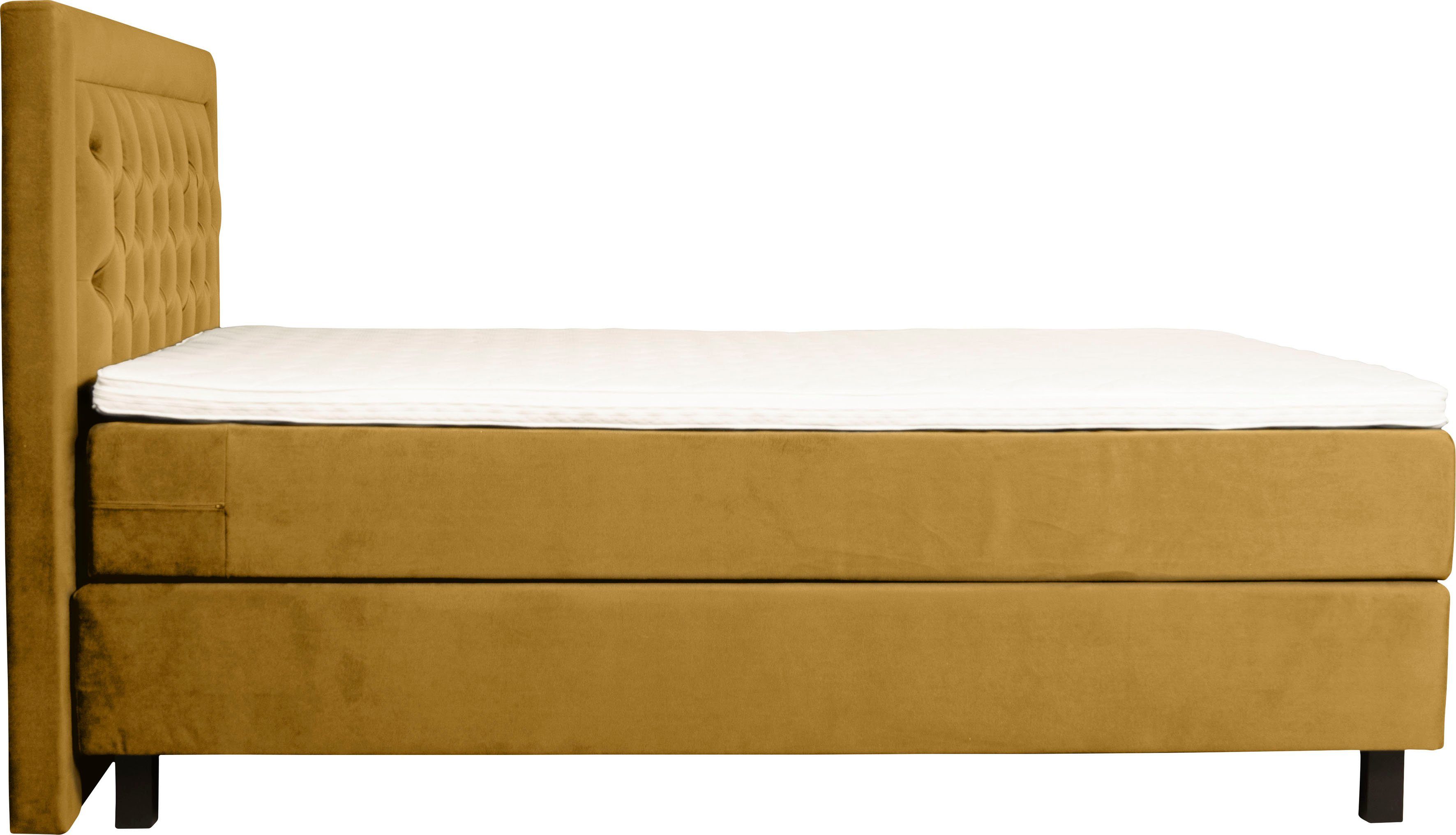 Leonique Boxspring JEANNE incl. topmatras met pocketveringsmatras