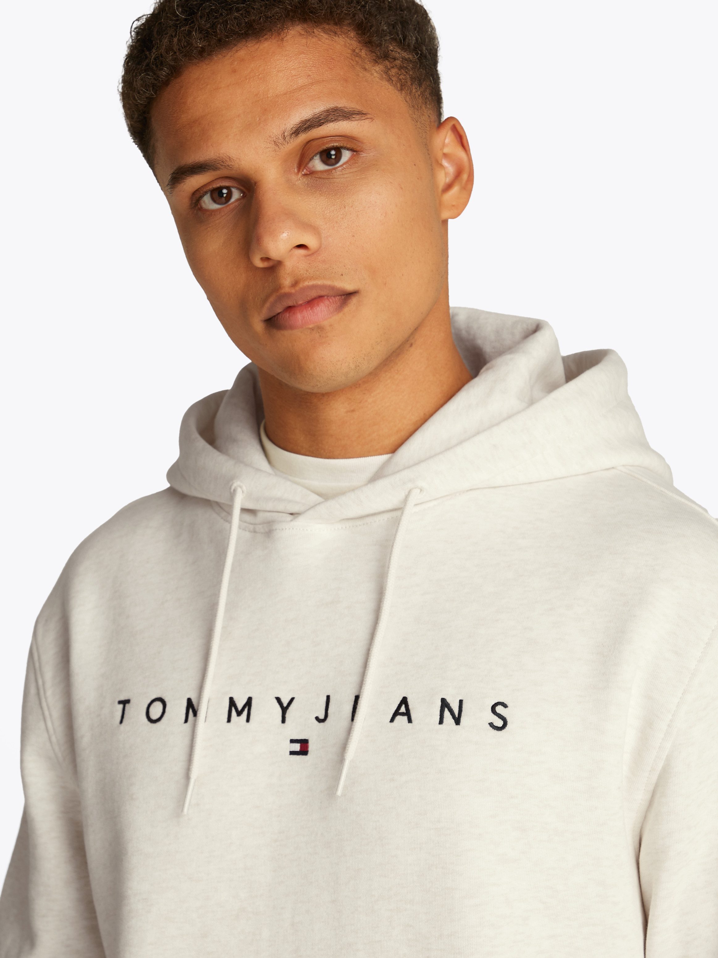 TOMMY JEANS Hoodie TJM REG LINEAR LOGO HOODIE EXT